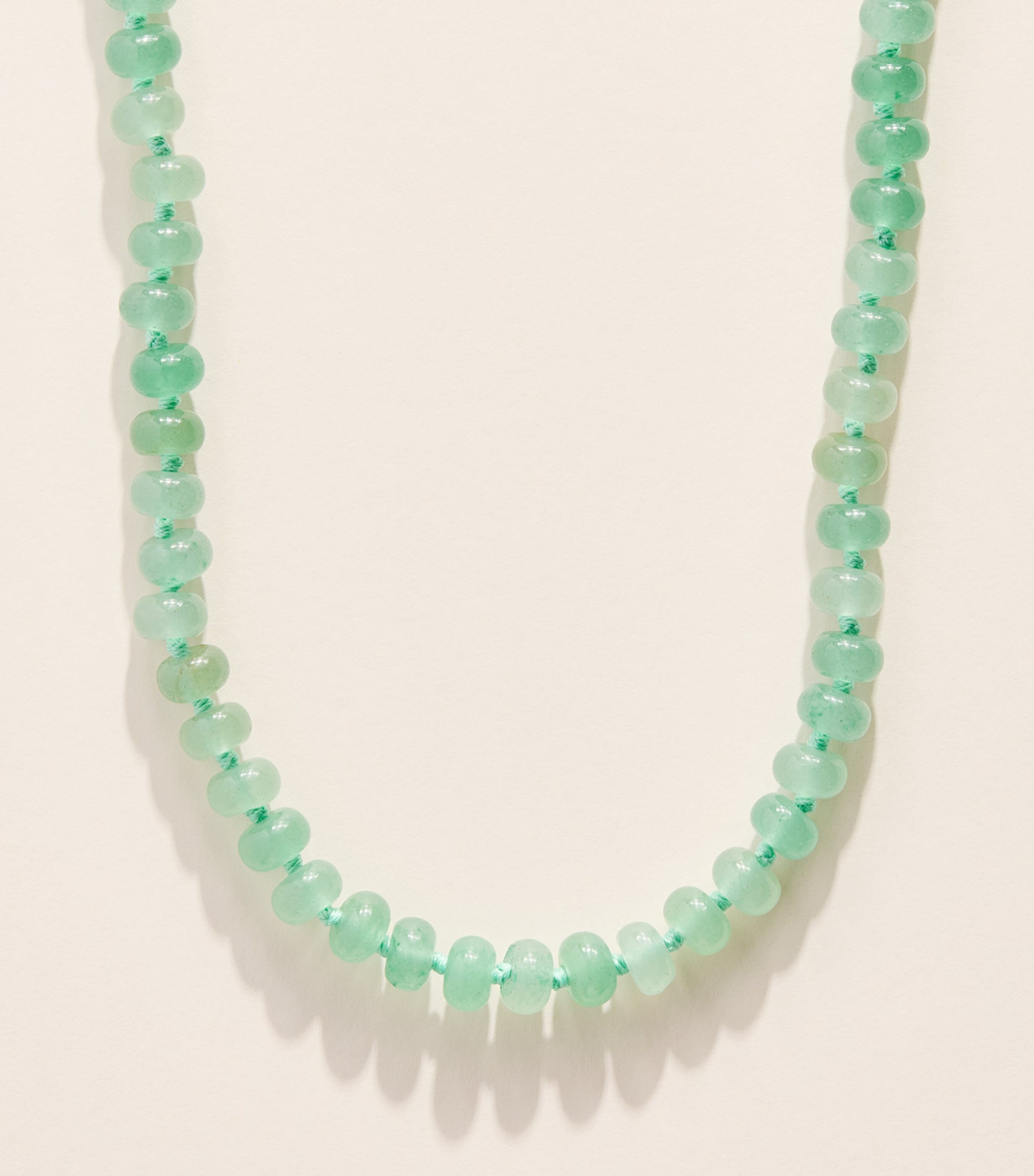 Rosa de la Cruz Yellow Gold and Aventurine Necklace Yellow Gold