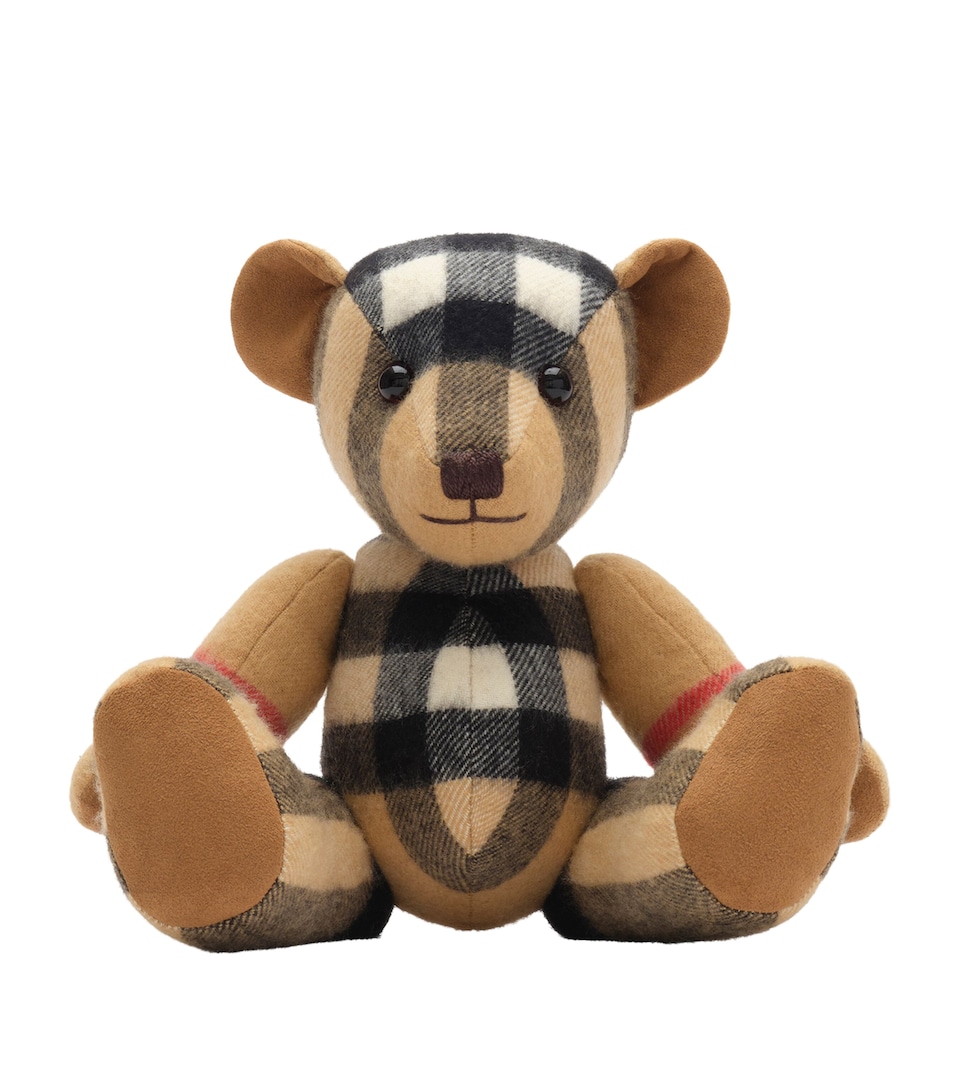 Burberry Cashmere Check Thomas Bear (30cm) Archive Beige