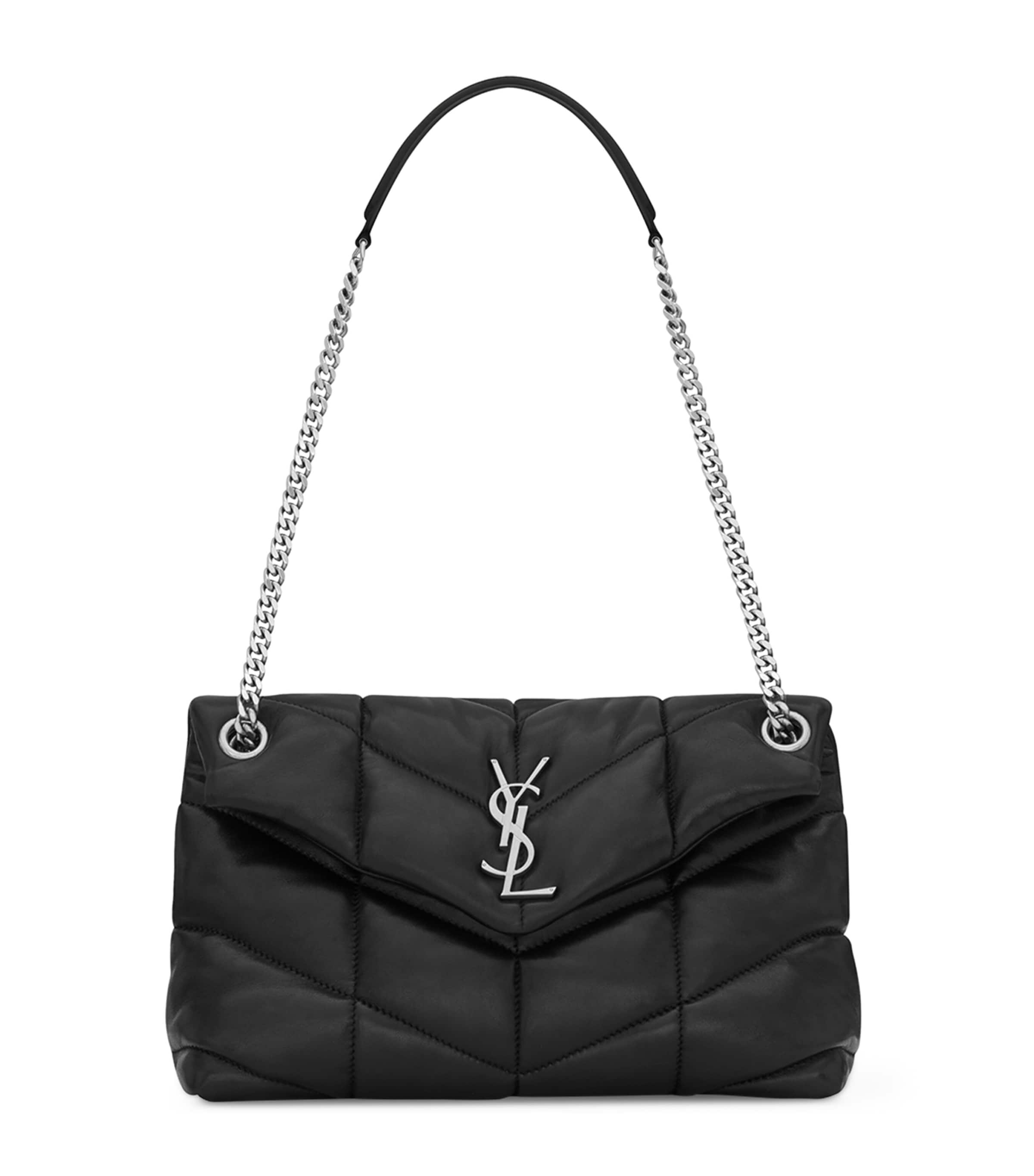 ショルダーバッグ・ポシェット SAINT LAURENT BLACK LEATHER NIKKI SHOULDER BAG Saint Laurent Niki Shoulder Bag | Harrods US