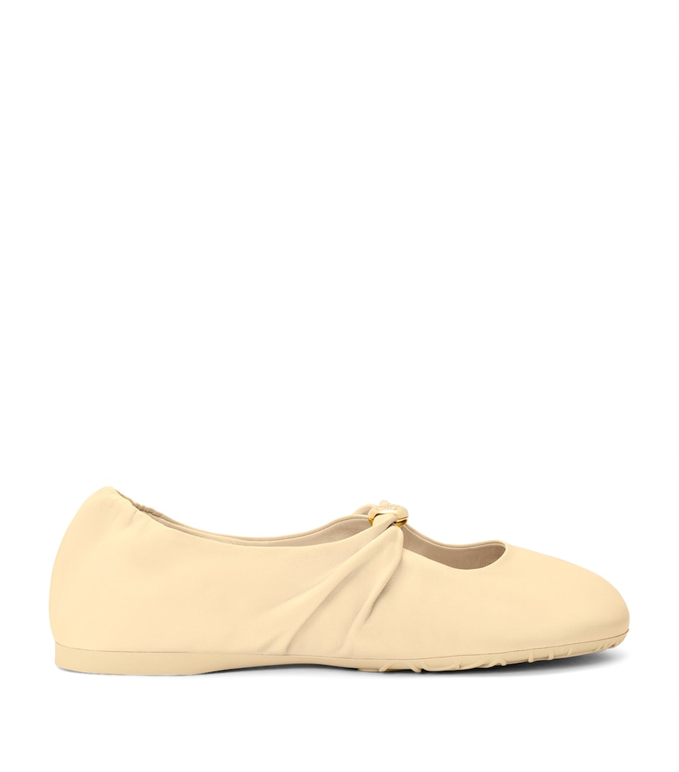 Leather Pebble Soft Ballet Flats