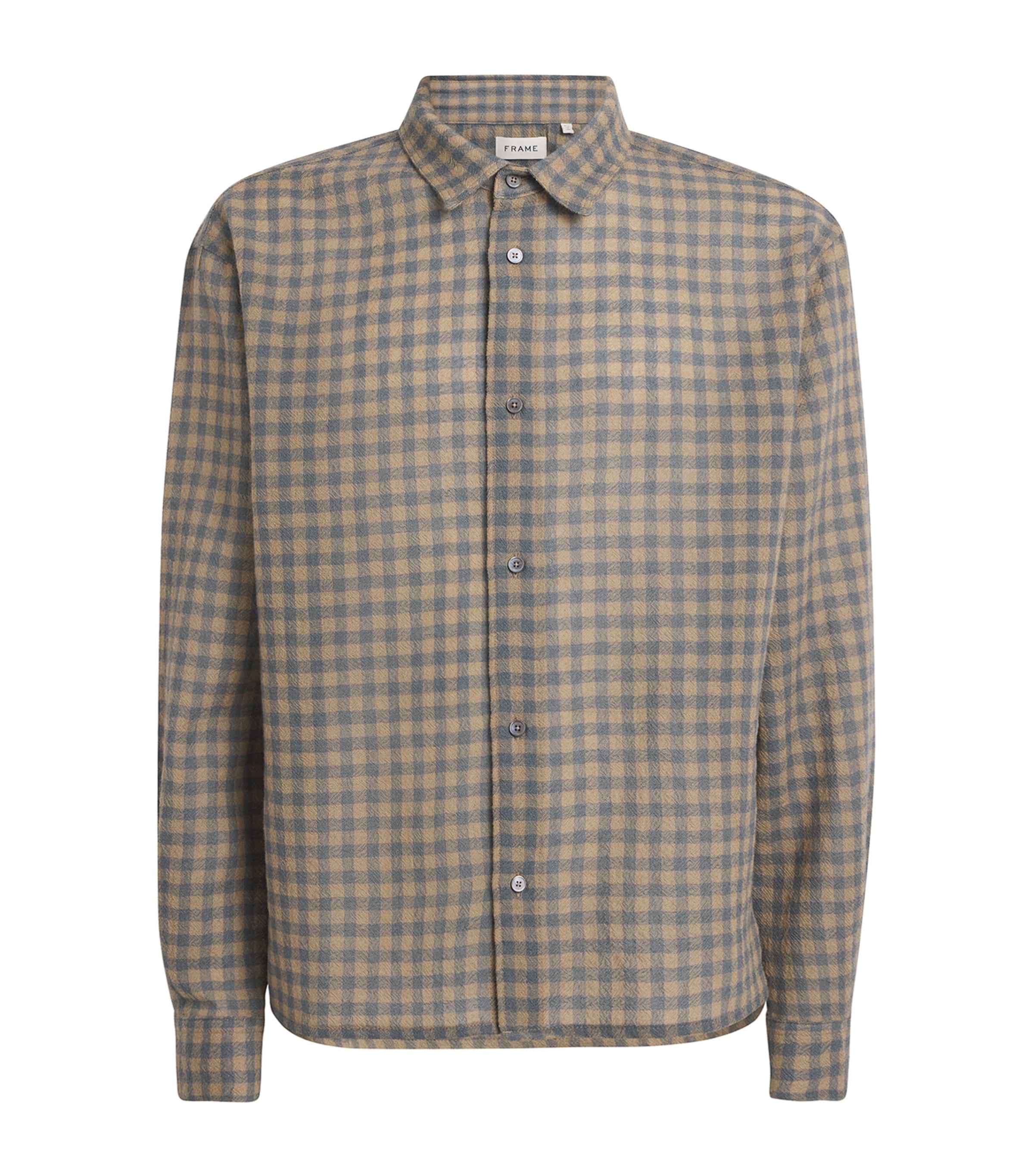 Virgin Wool Check Shirt