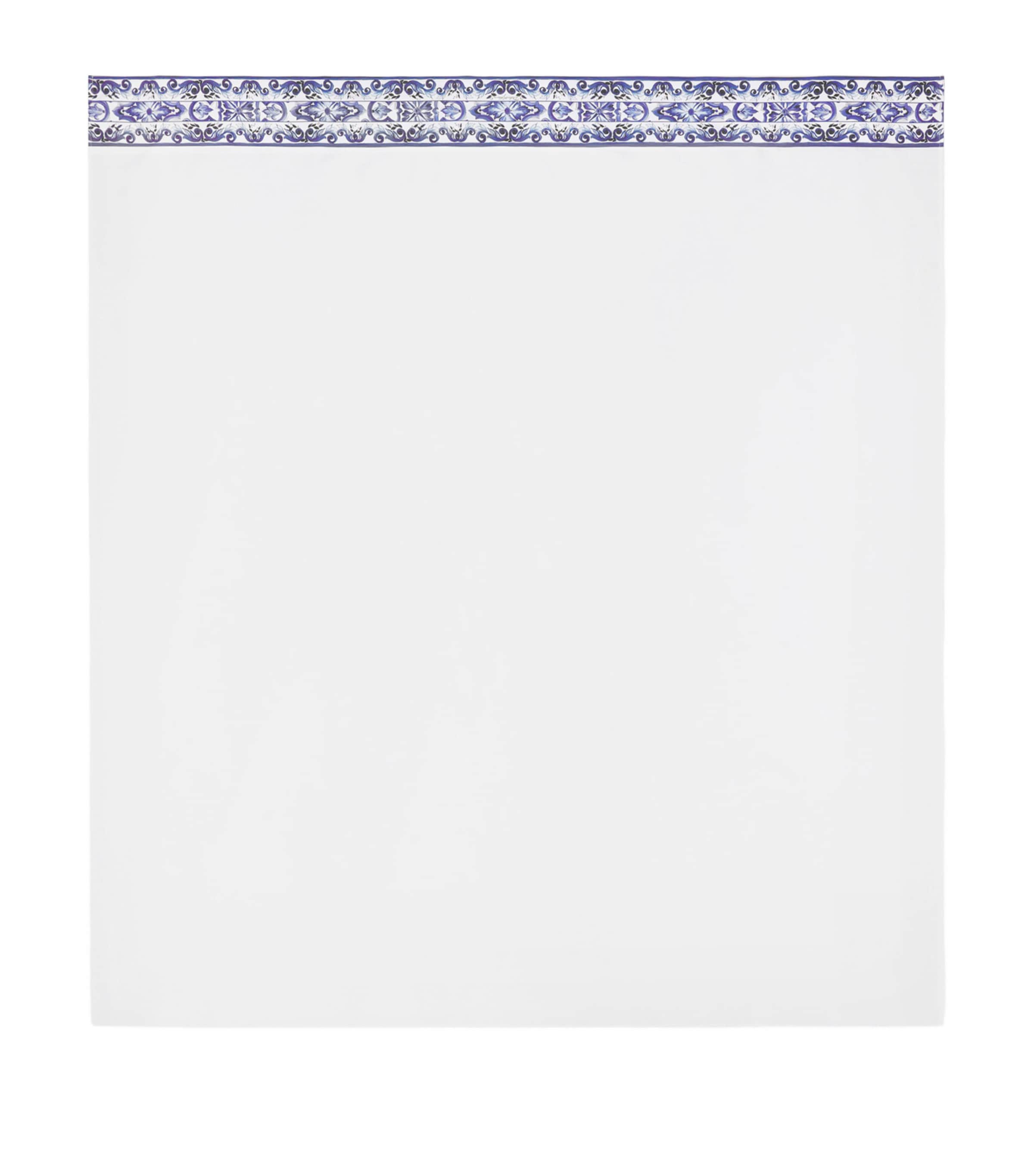 Cotton Majolica King Flat Sheet (260cm x 280cm)