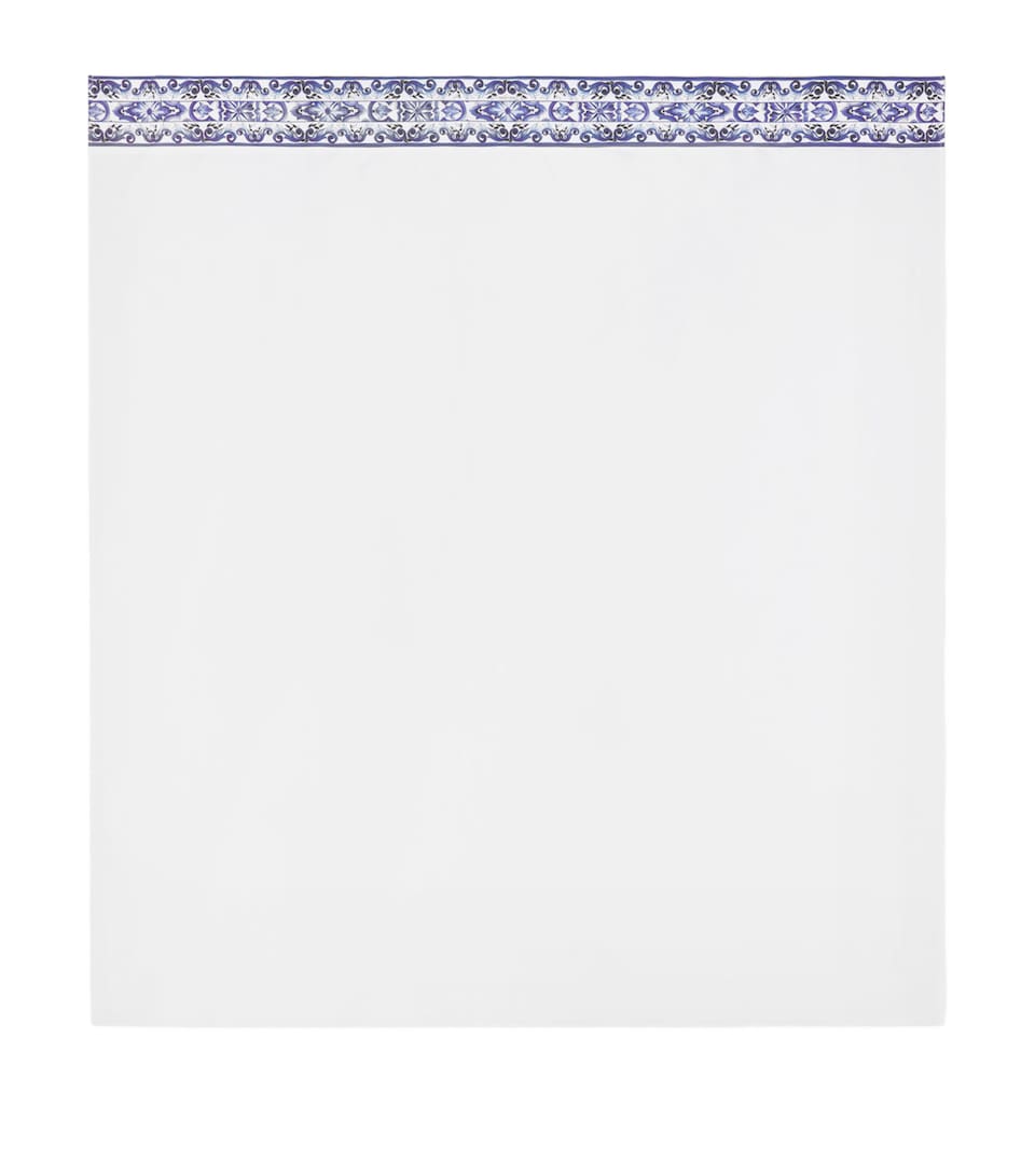 Cotton Majolica King Flat Sheet (260cm x 280cm)