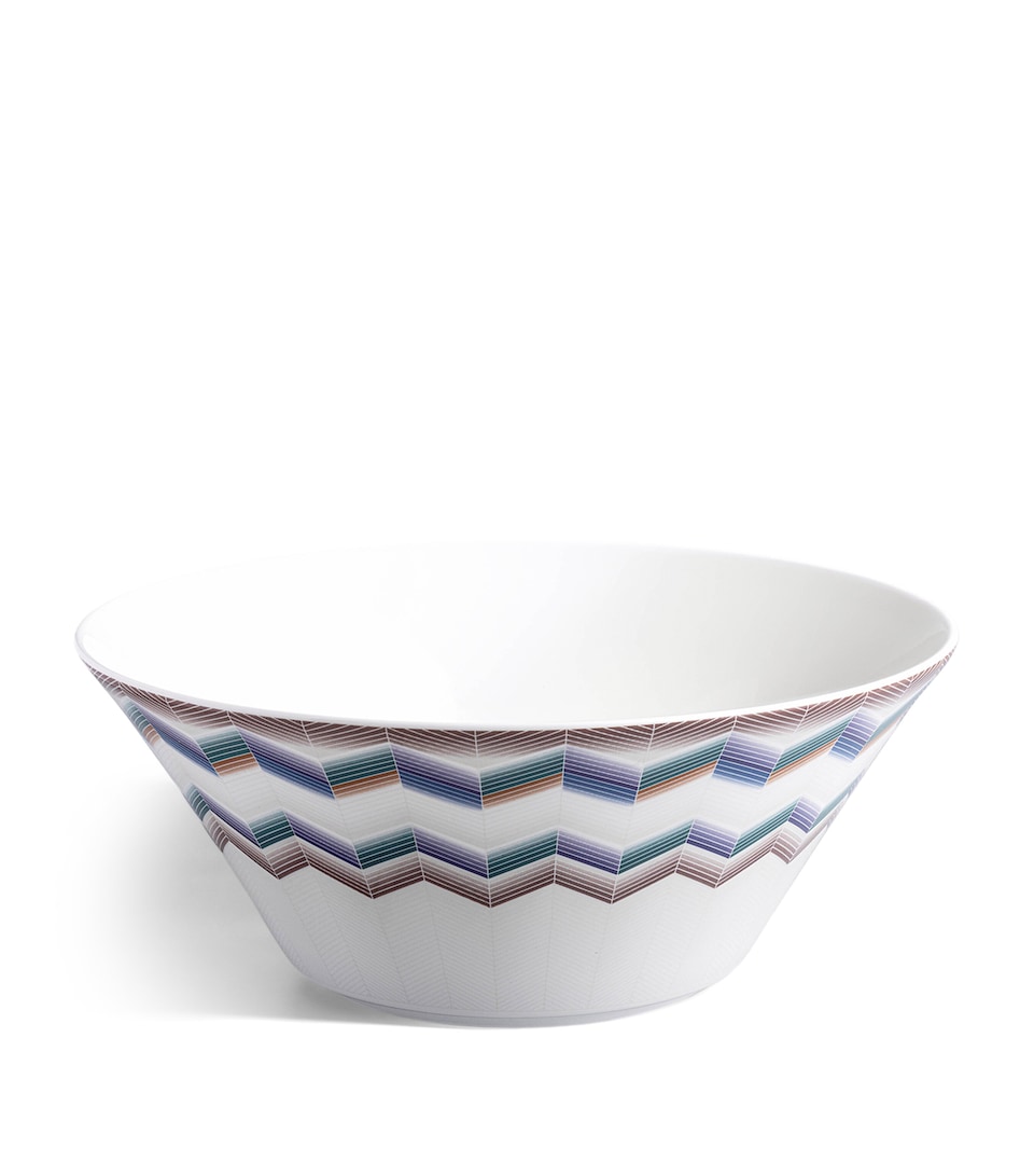 Porcelain Zigzag Jarris 148 Salad Bowl (26.5cm)