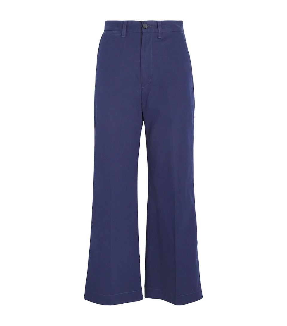 Wide-Leg Tailored Trousers