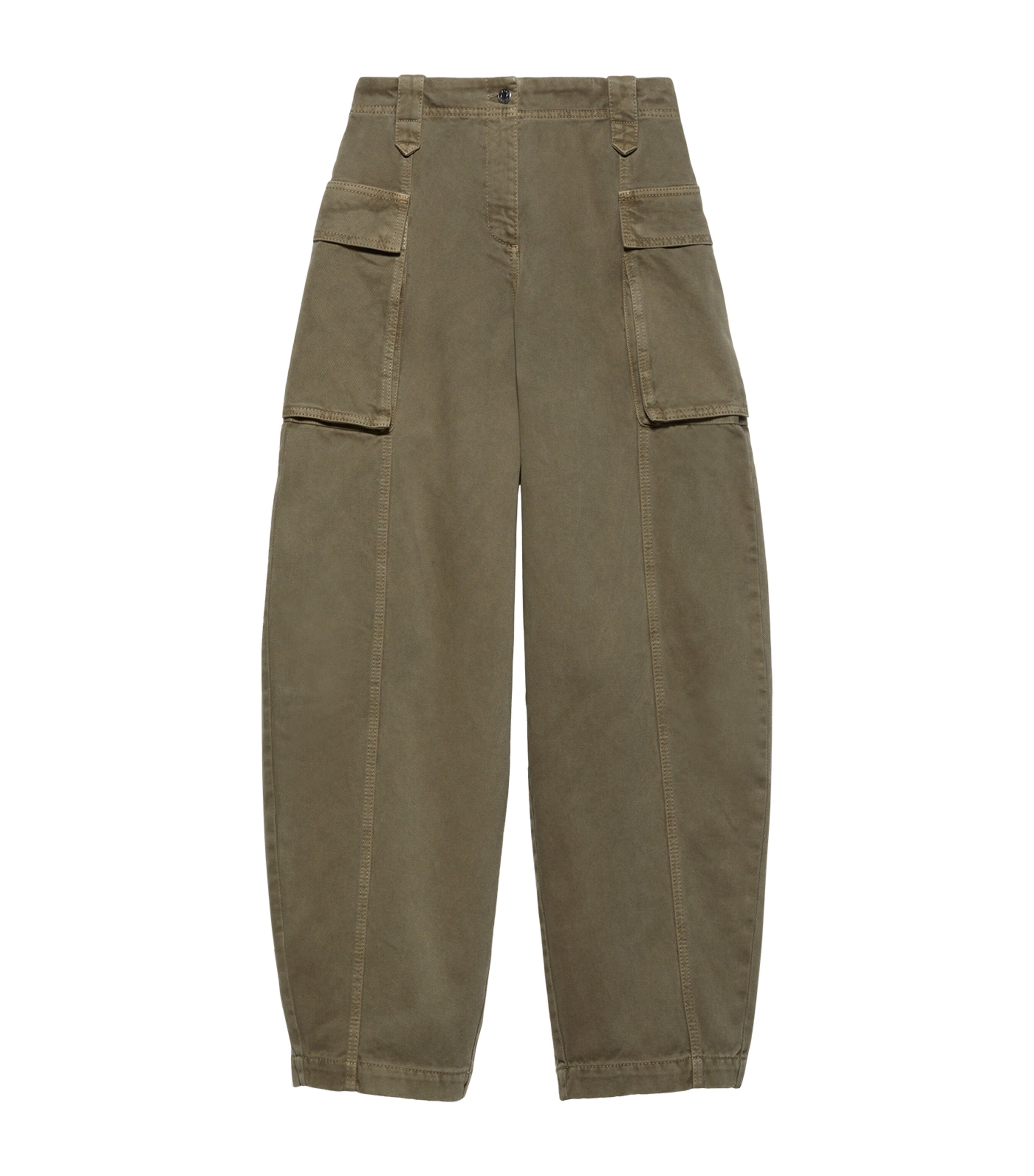 Cotton Drill Cargo Trousers