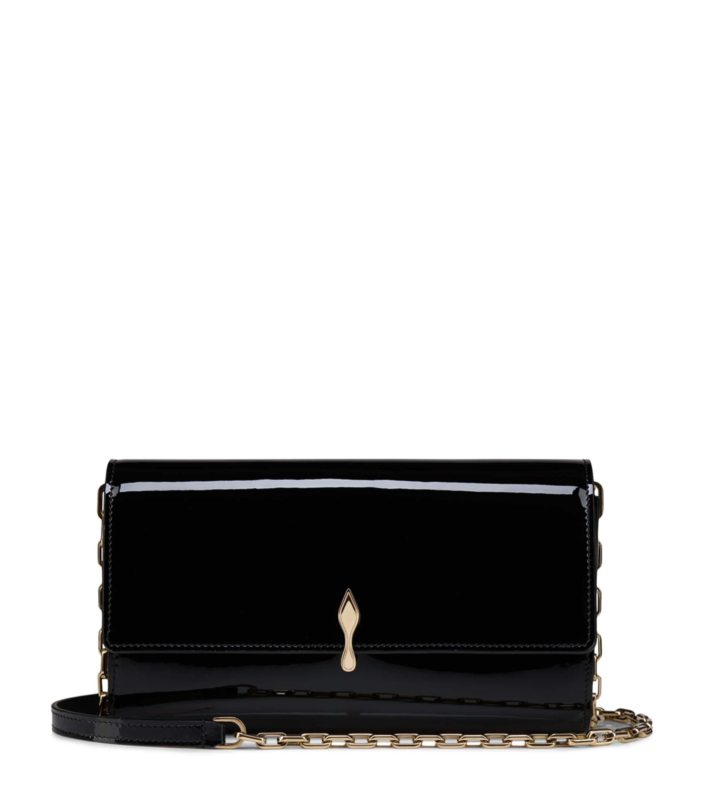Christian Louboutin Bettina Soft Patent Wallet On Chain