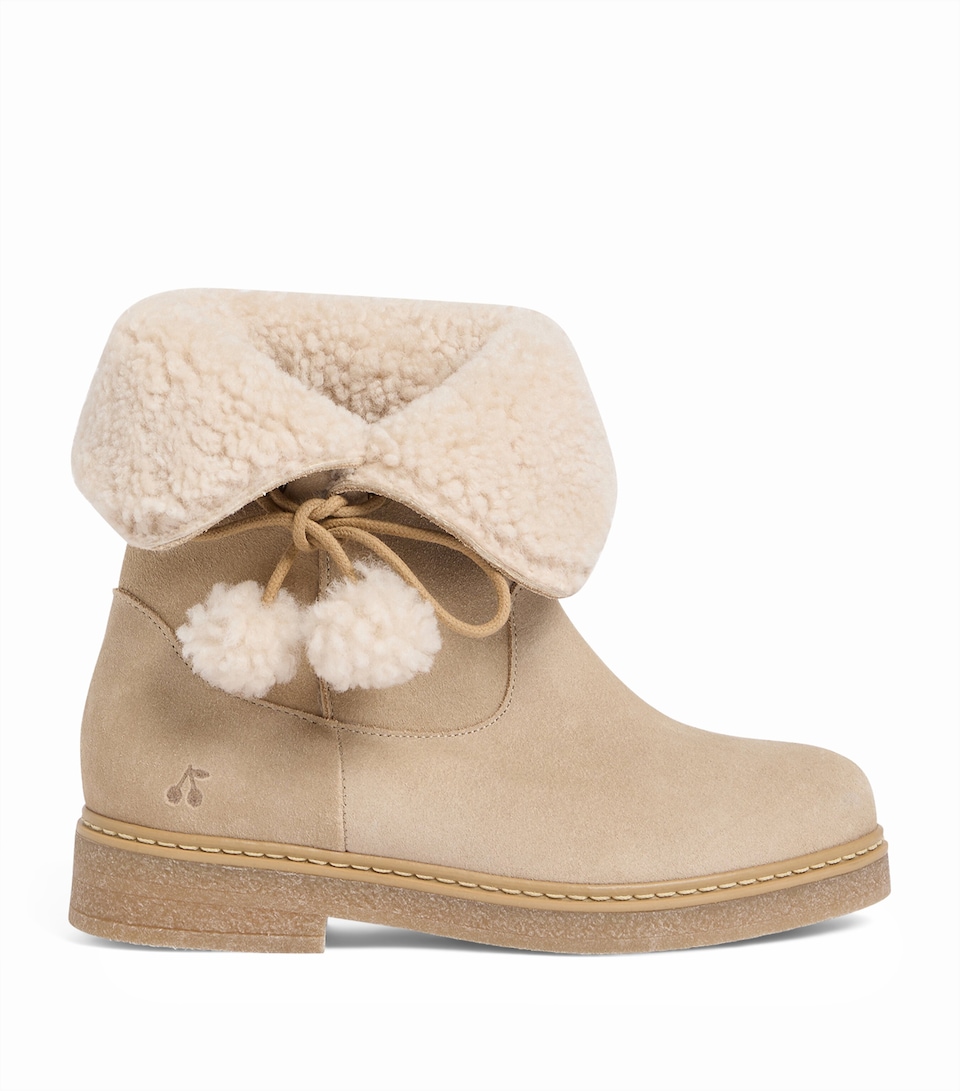 Suede Fleece-Lined Julienne Boots