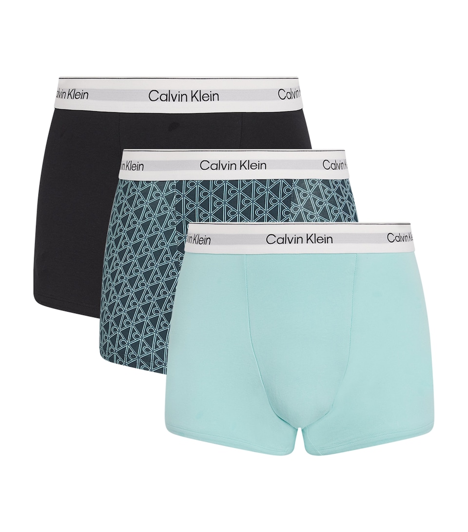 Stretch-Cotton Relaxed-Fit Trunks (Pack of 3)