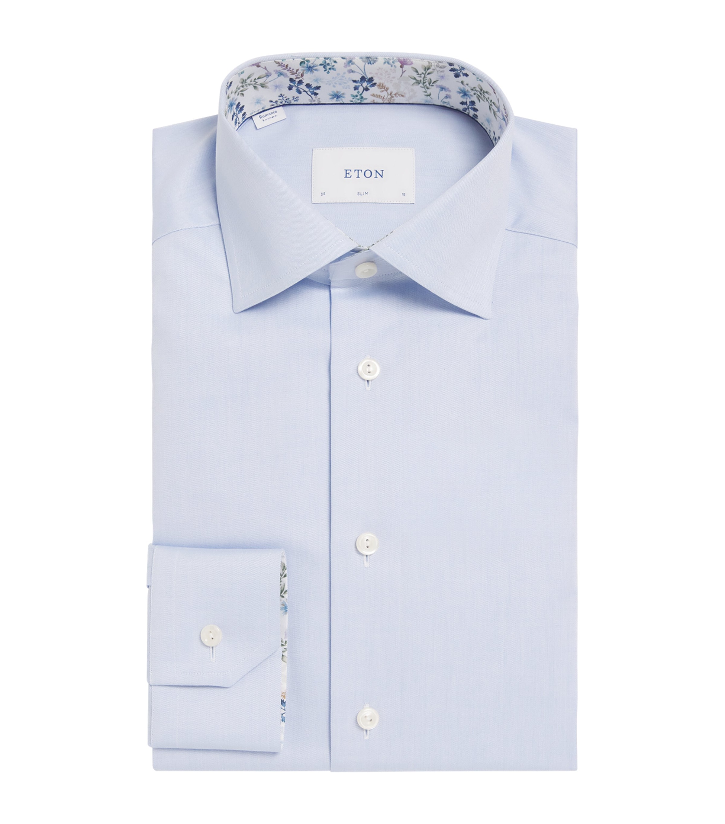 Cotton Twill Slim Shirt
