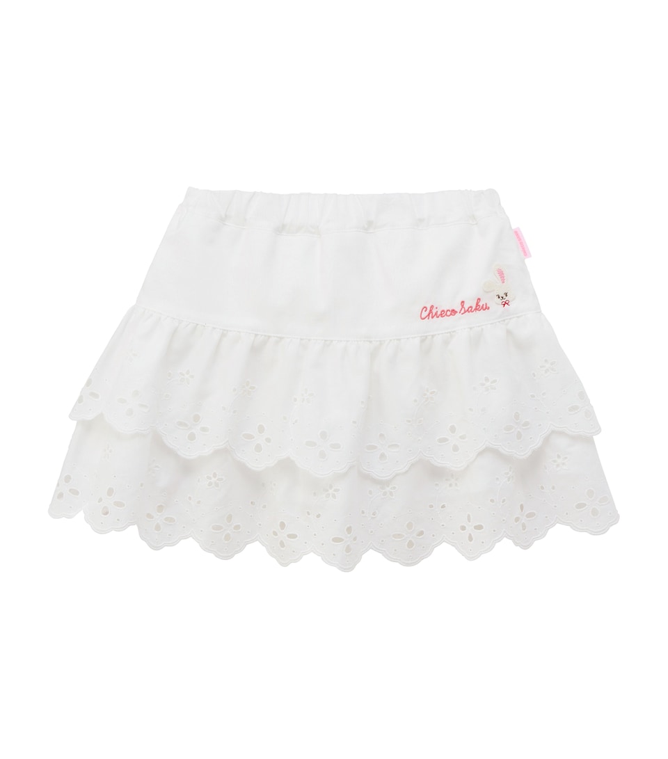Miki House Broderie Anglaise Skirt (1-7 Years)