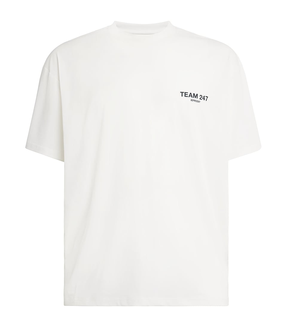 Represent 247 Mens Team 247 T-Shirt Flat White