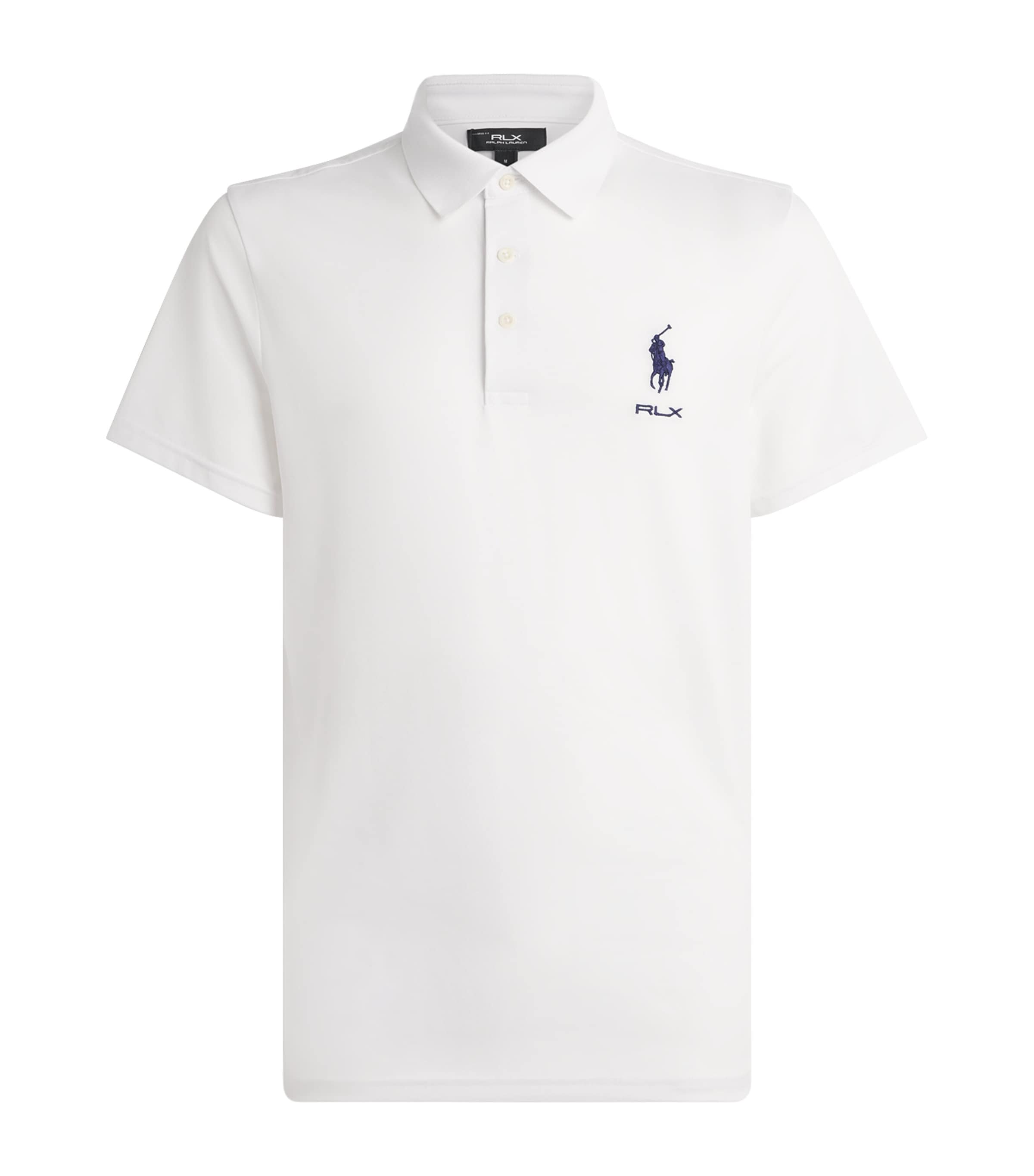 RLX Ralph Lauren Mens Tour Polo Shirt Ceramic White