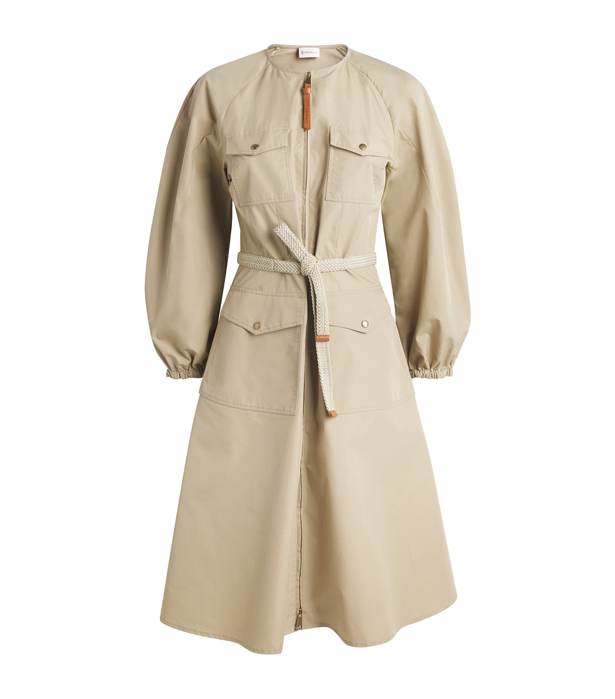 Moncler Womens Poplin Mini Dress