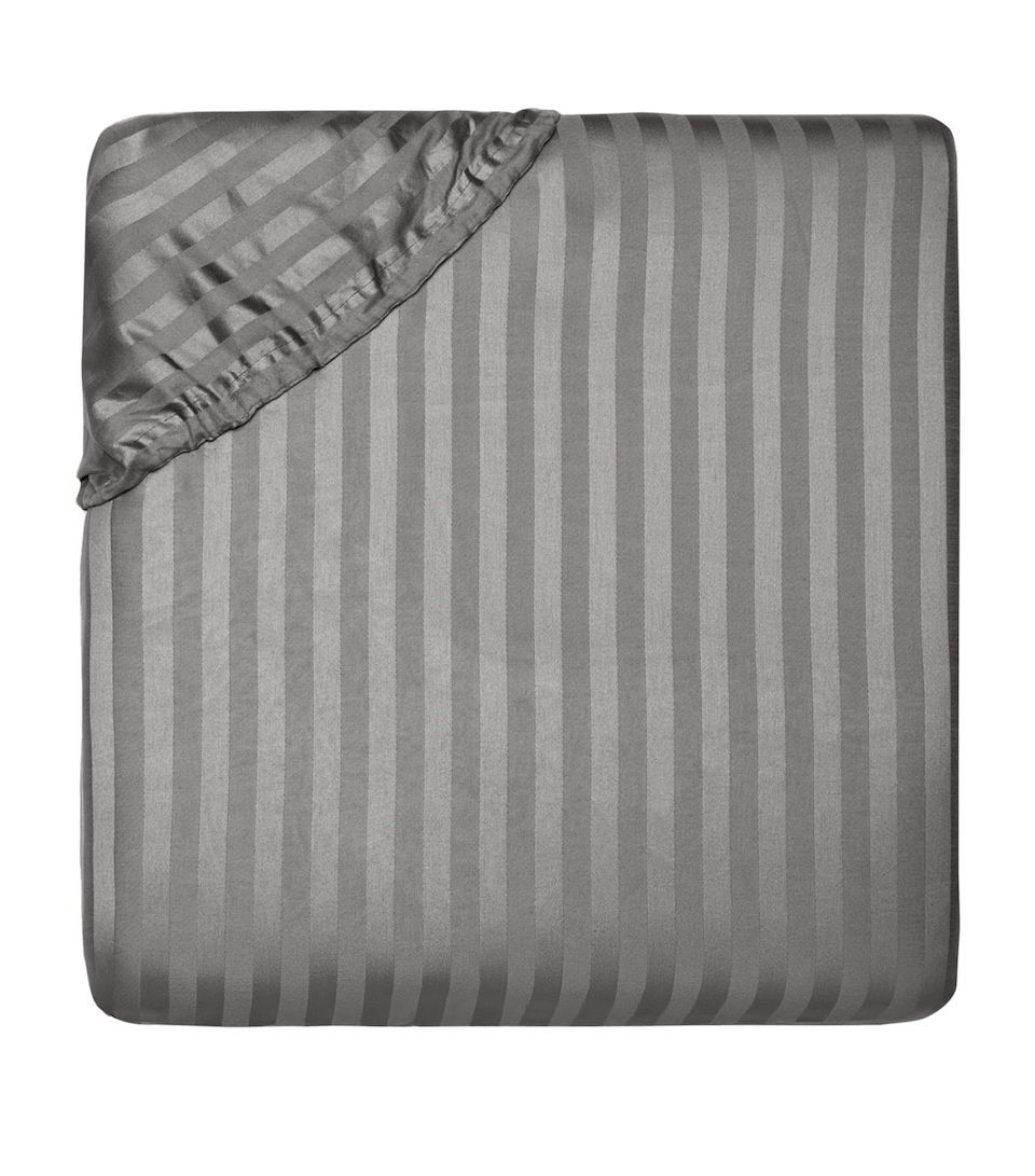 Raso Rigato Super King Fitted Sheet (180cm x 200cm)
