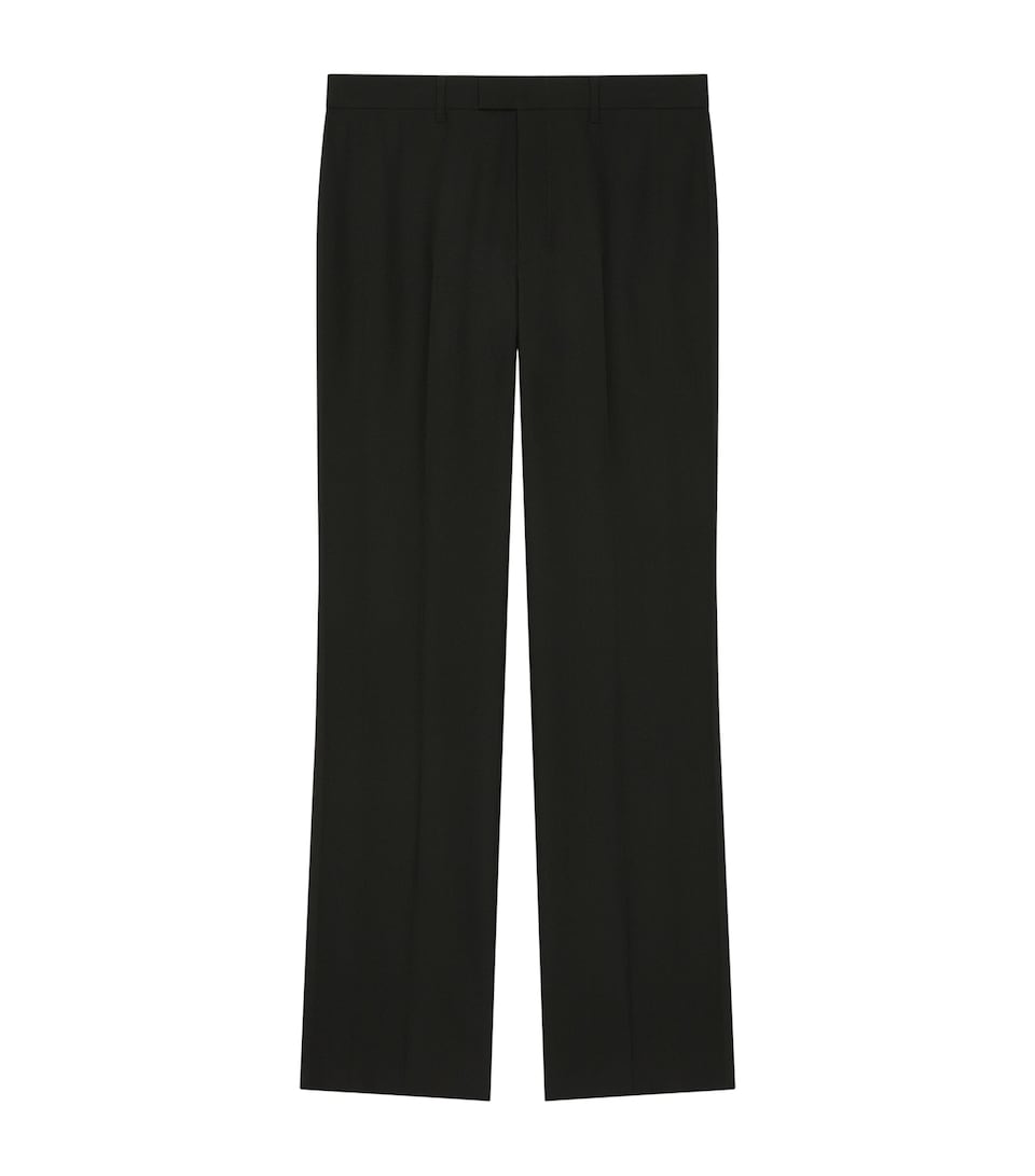Givenchy Mens Wool-Mohair Tailored Trousers