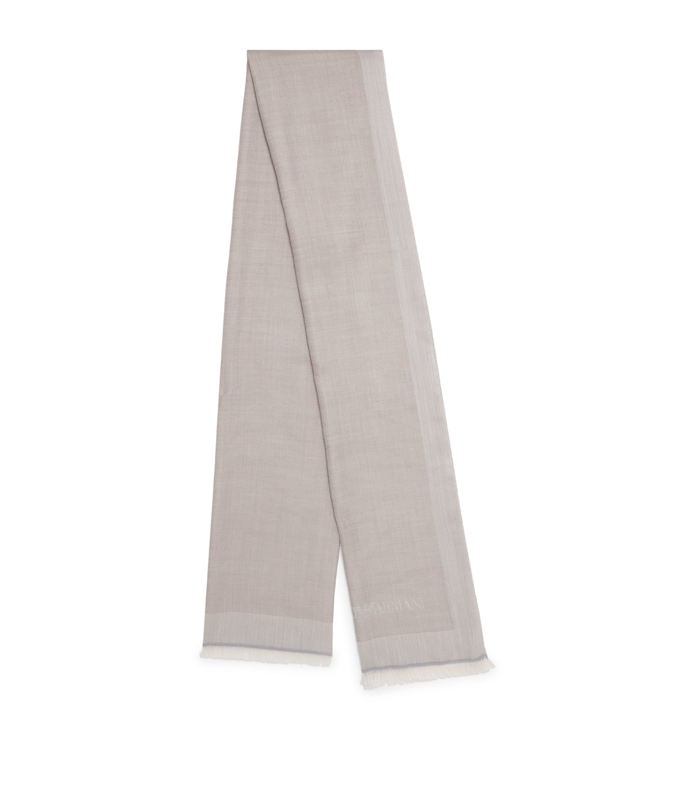アクセサリーその他 GIORGIO ARMANI SILK AND CASHMERE SCARF WITH LOGO Giorgio Armani Silk-Cashmere Scarf | Harrods US