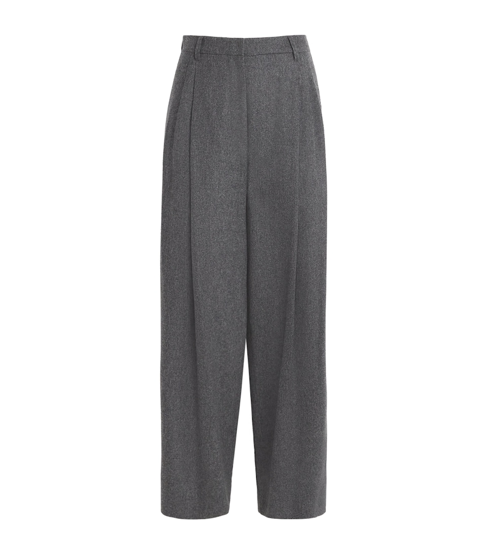 Stretch-Wool Flannel Trousers