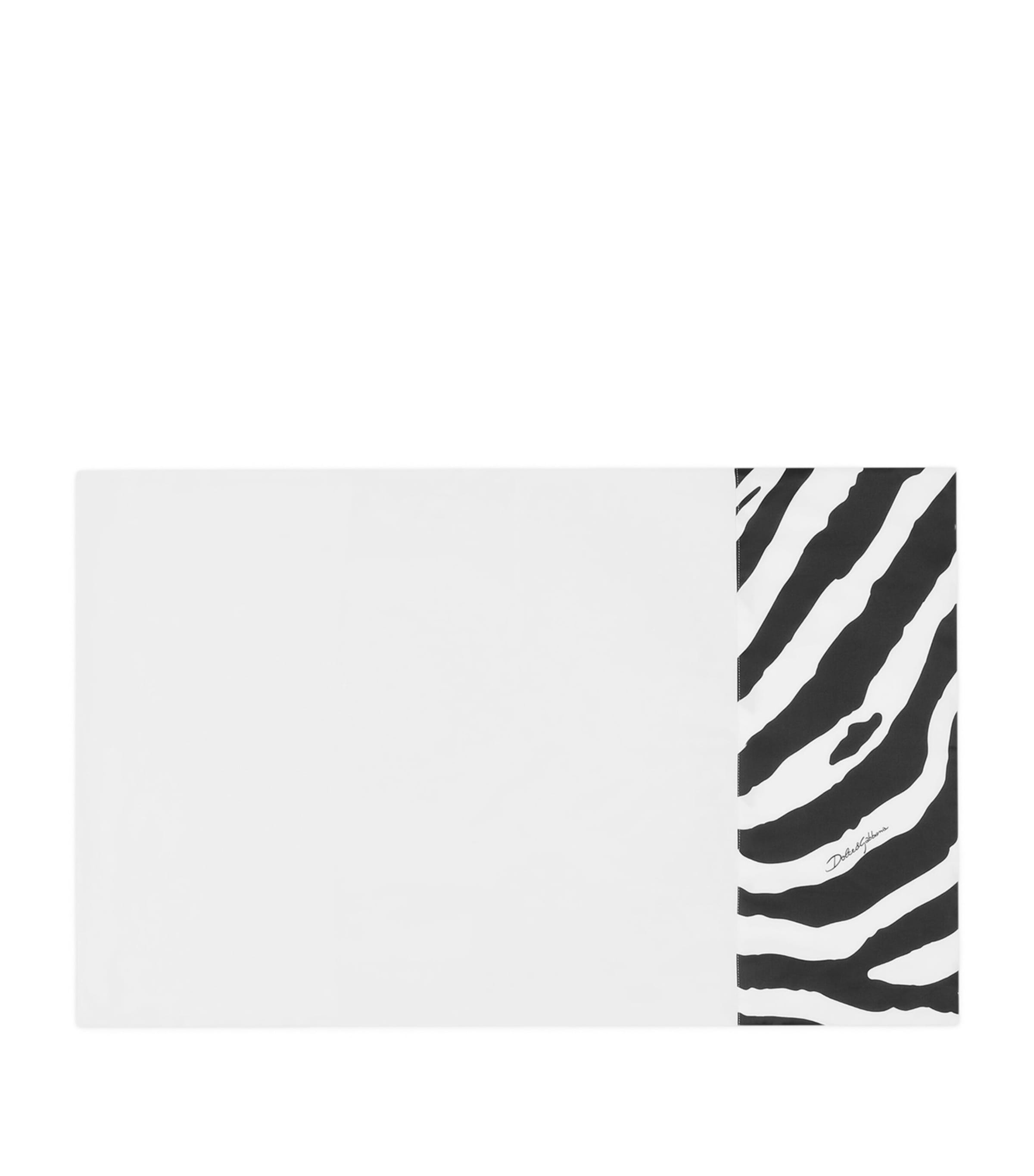 Set of 2 Cotton Zebra Pillowcases (50cm x 80cm)
