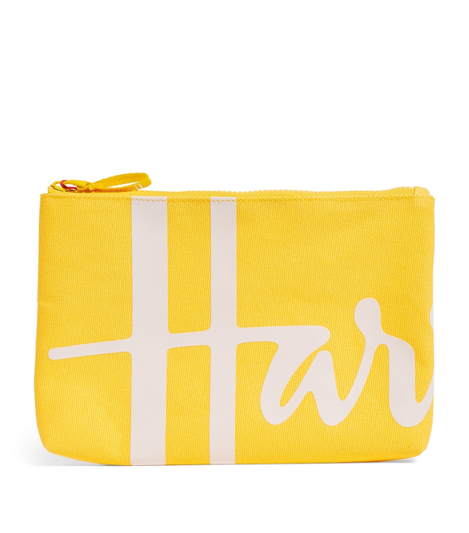 Medium Cotton Logo Pouch