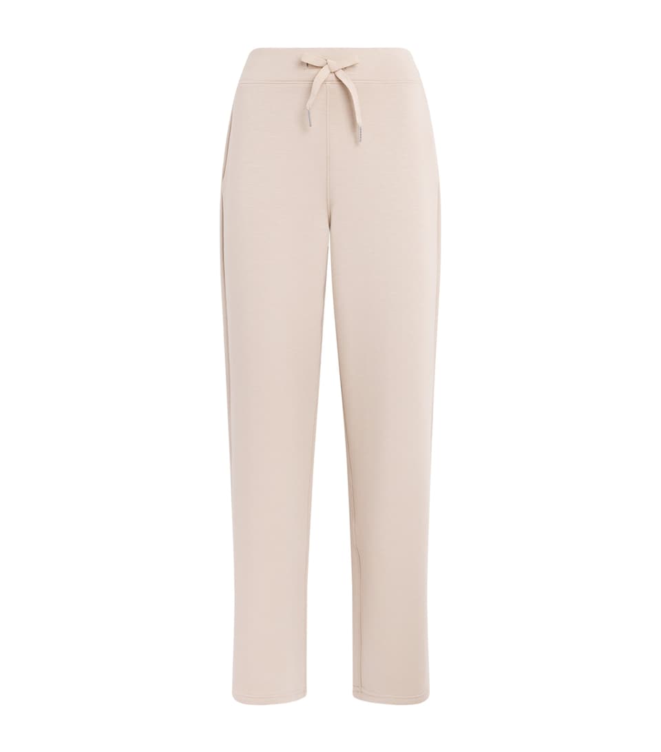 SPANX Womens Spanx AirEssentials Wide-Leg Sweatpants Dune