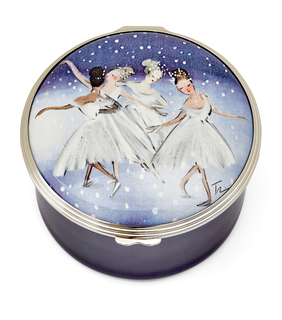 Enamel Waltz of the Snowflakes Musical Box