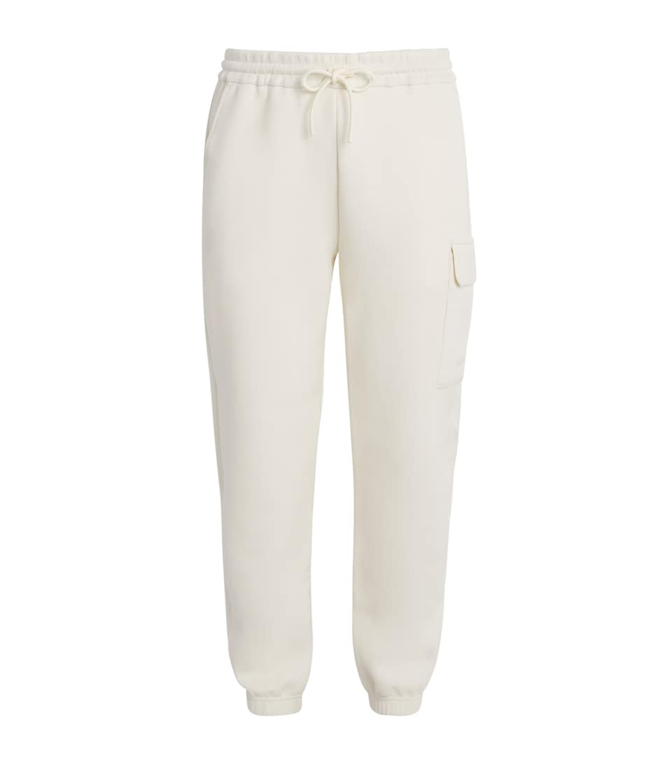 Cotton-Blend Cargo Sweatpants