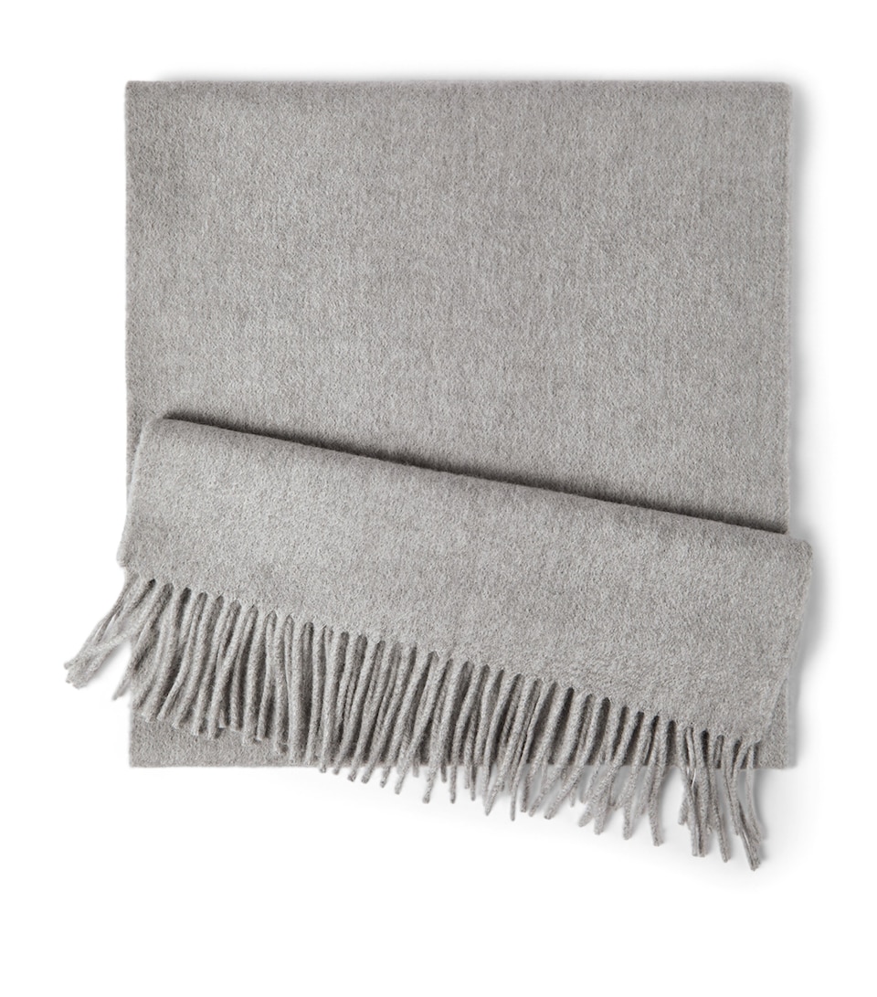 Brunello Cucinelli Cashmere Double-Knit Scarf