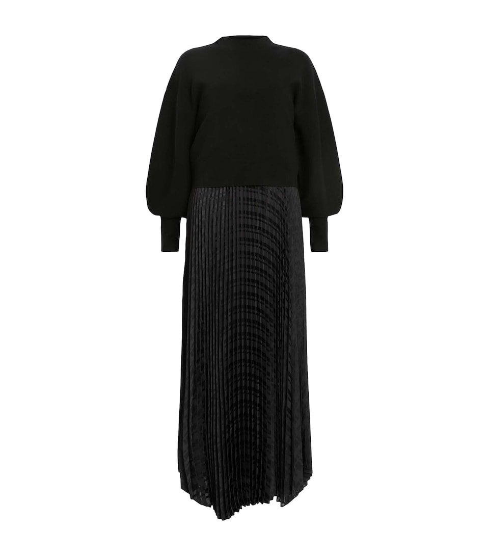 Pleated Sinead Sweater Dress