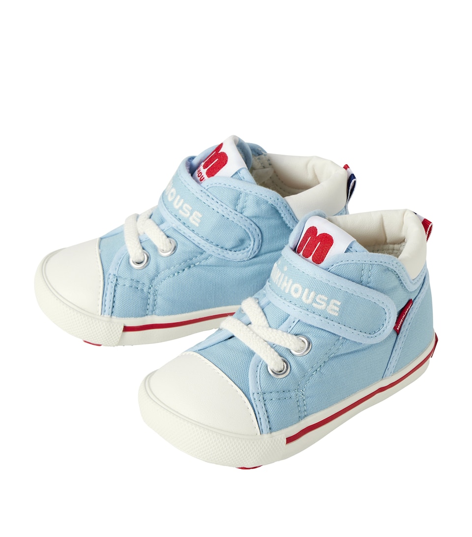Miki House Logo Velcro Second Shoe Sneakers