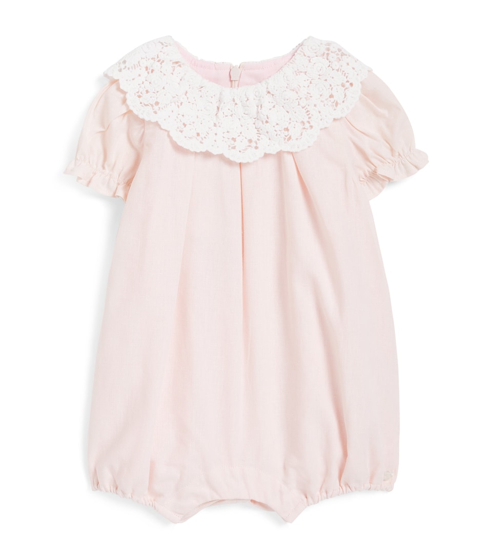 Cotton-Linen Lace-Collar Bodysuit (0-18 Months)
