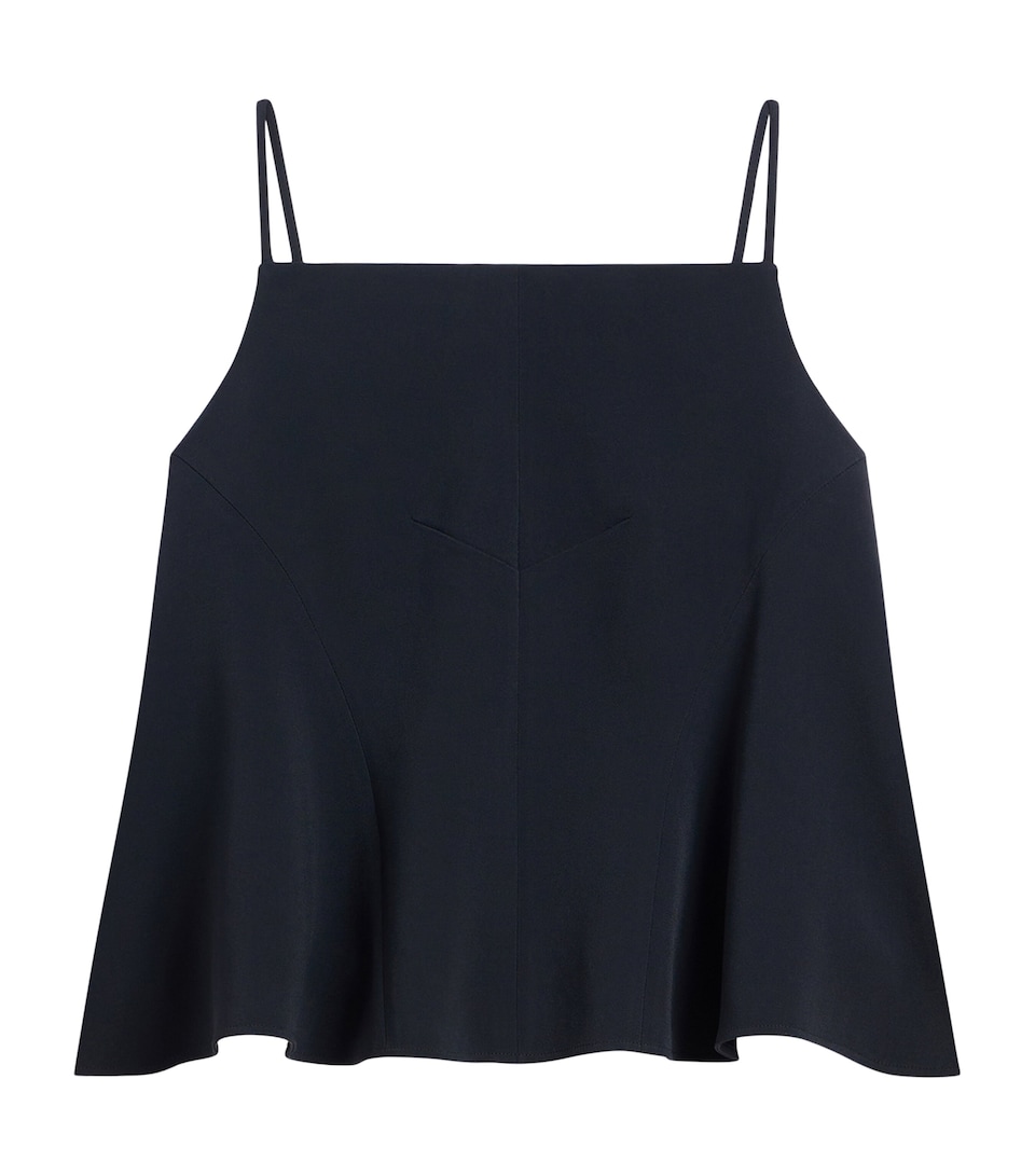 Givenchy Womens Square-Neck Cami Top