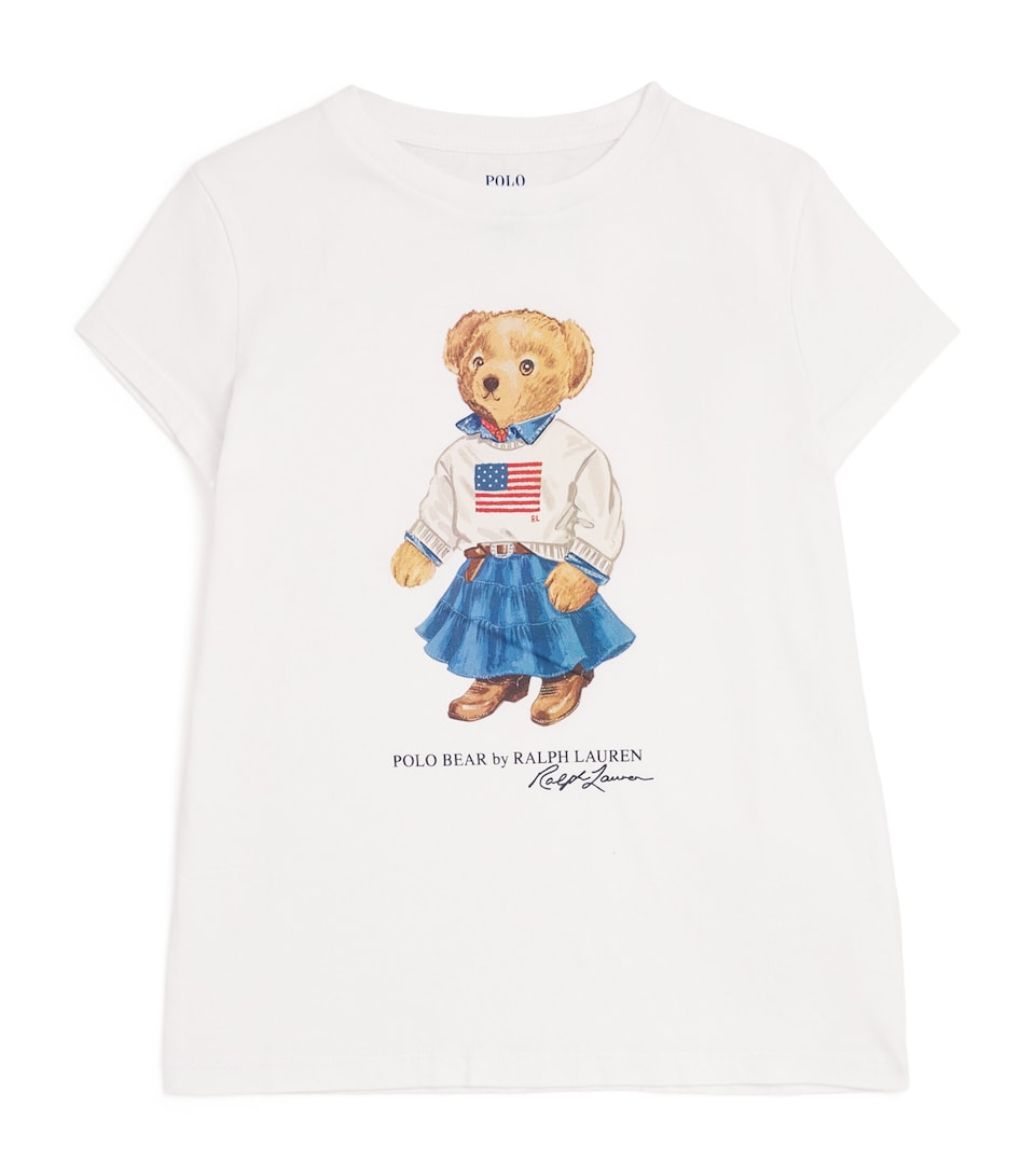 Cotton Polo Bear T-Shirt (7-14 Years)