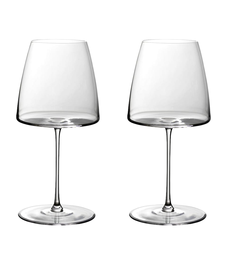 Set of 2 Crystal MetroChic Red Wine Glasses (200ml)