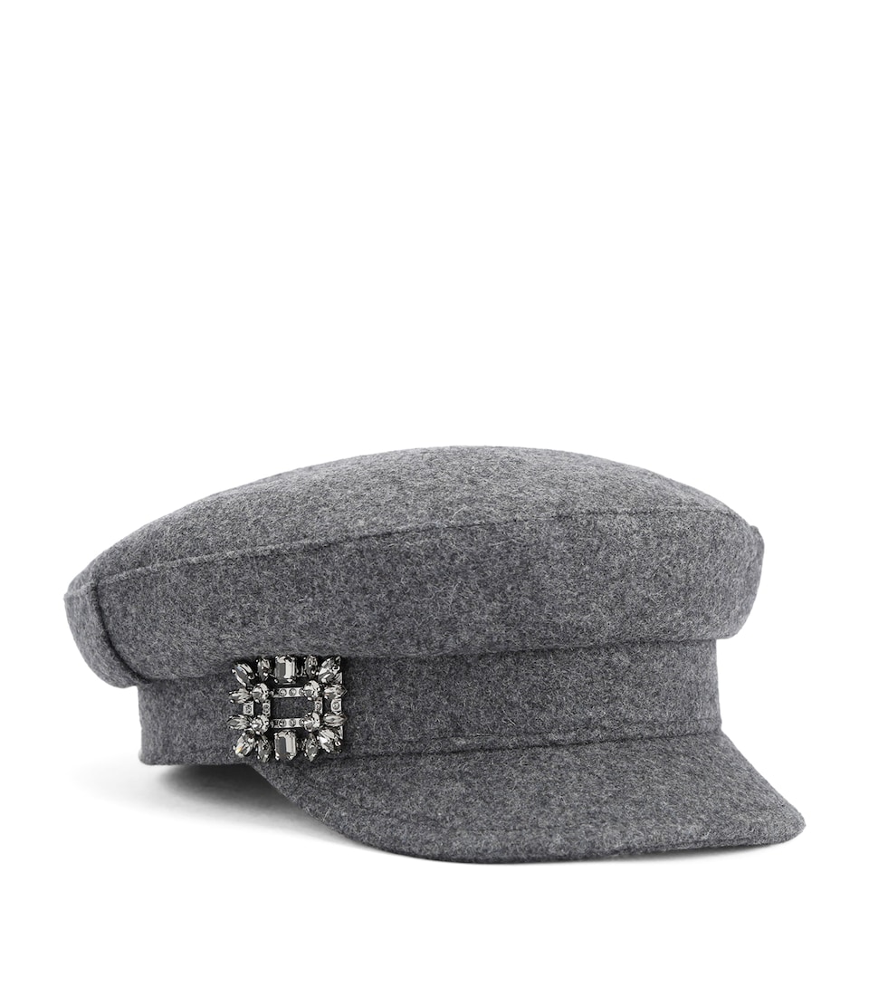 Virgin Wool-Cashmere Baseball Cap