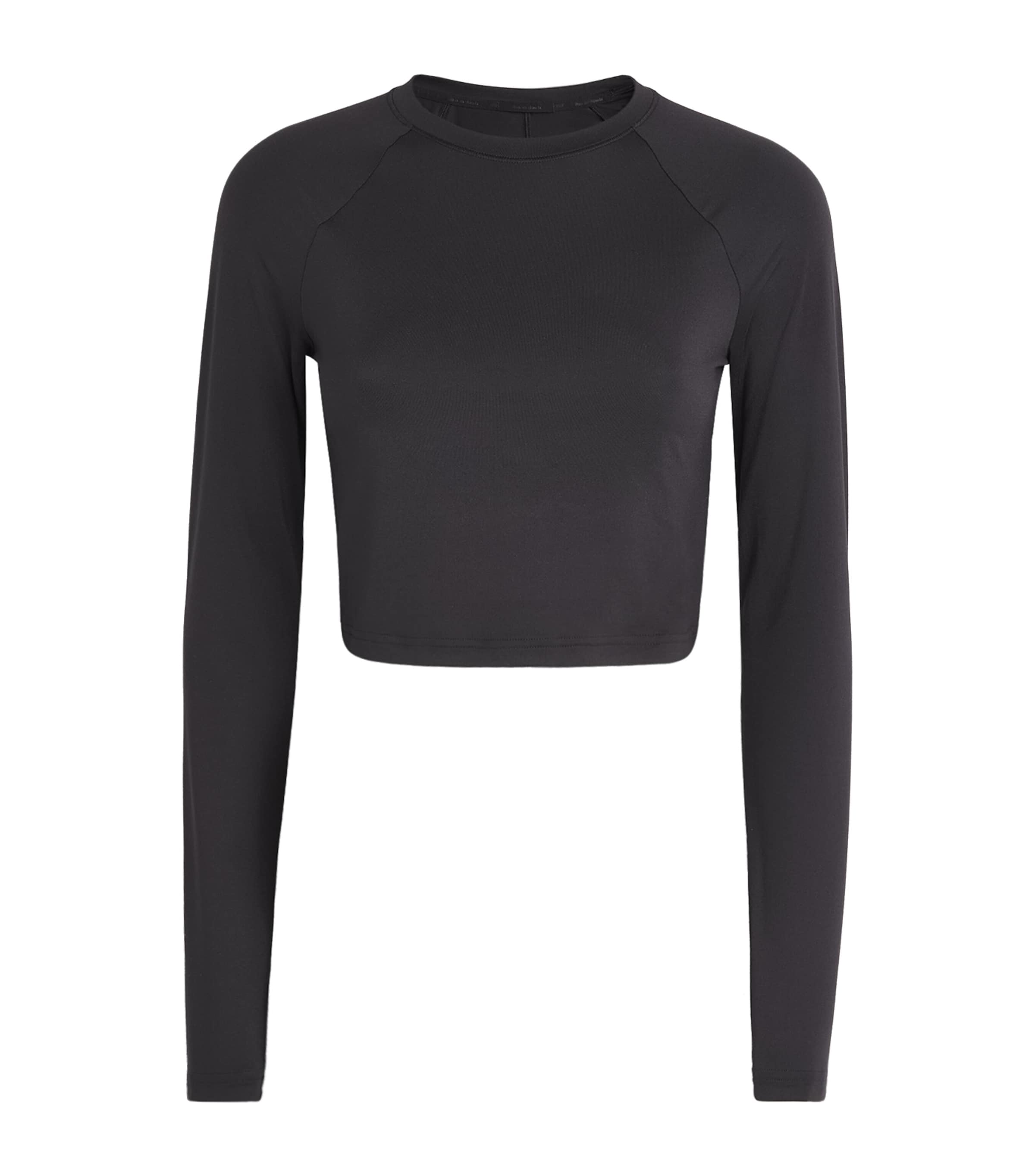 Long-Sleeve Studio Crop Top