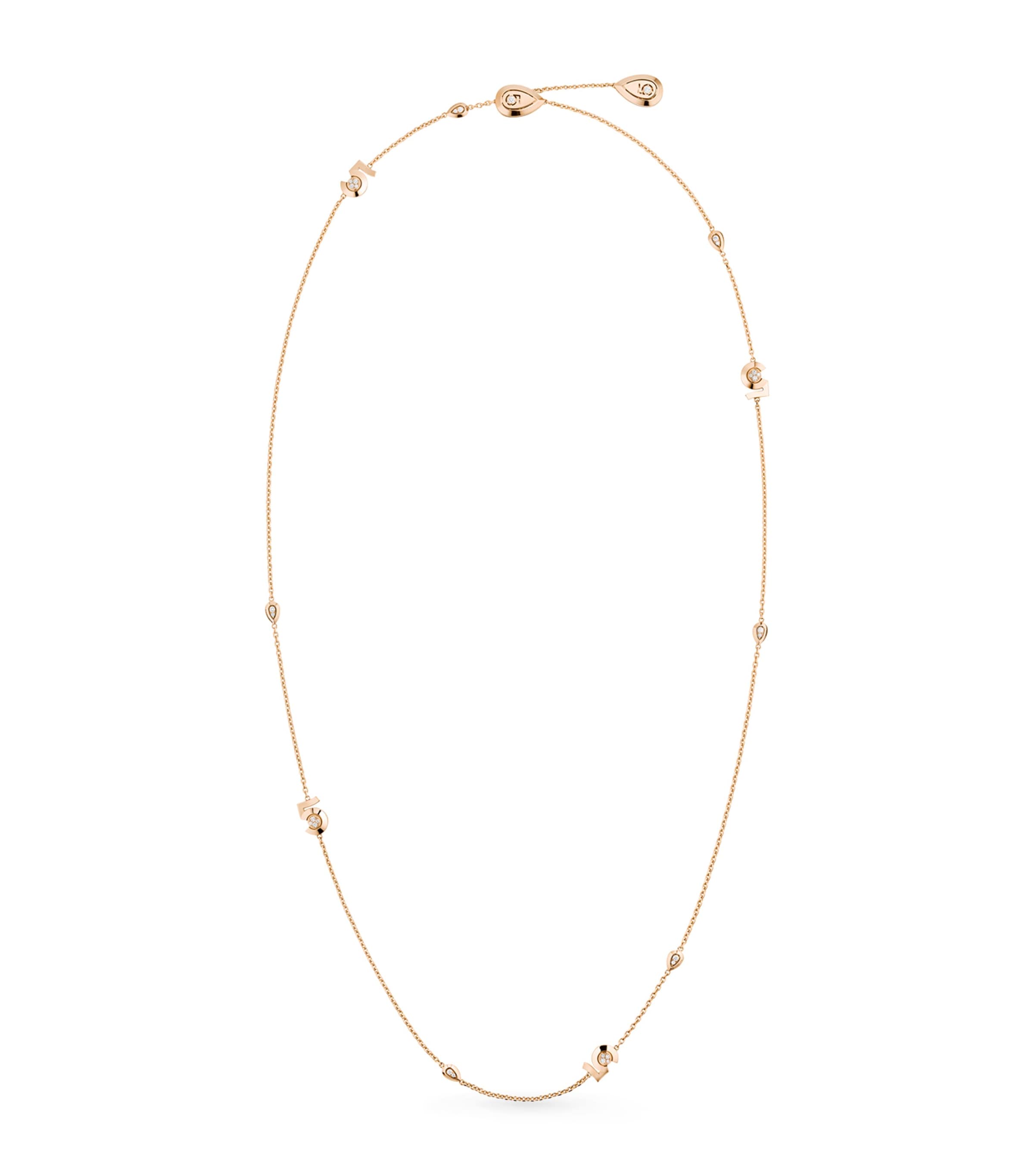 Yellow Gold and Diamond Les Infinis de N°5 Transformable Long Necklace