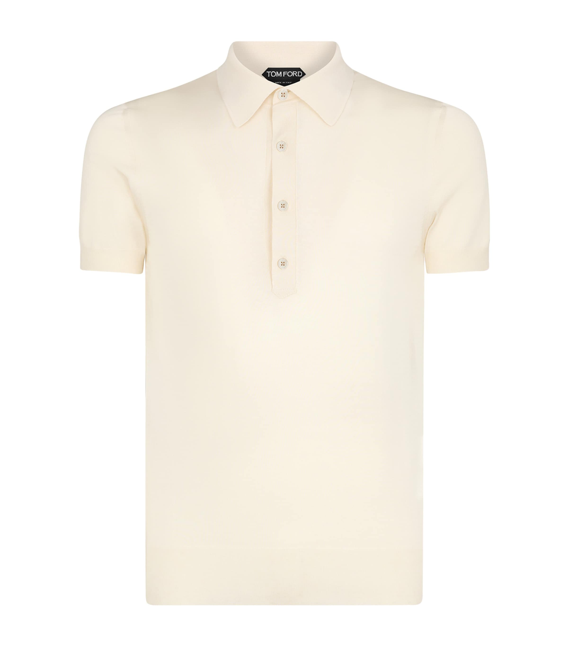 Silk-Blend Polo Shirt