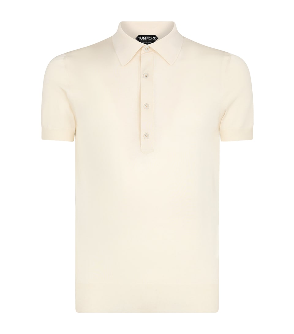 Silk-Blend Polo Shirt