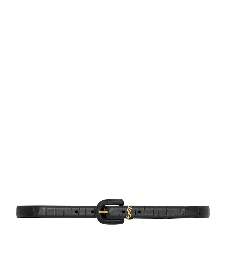 Calfskin Buckle Cassandre Belt