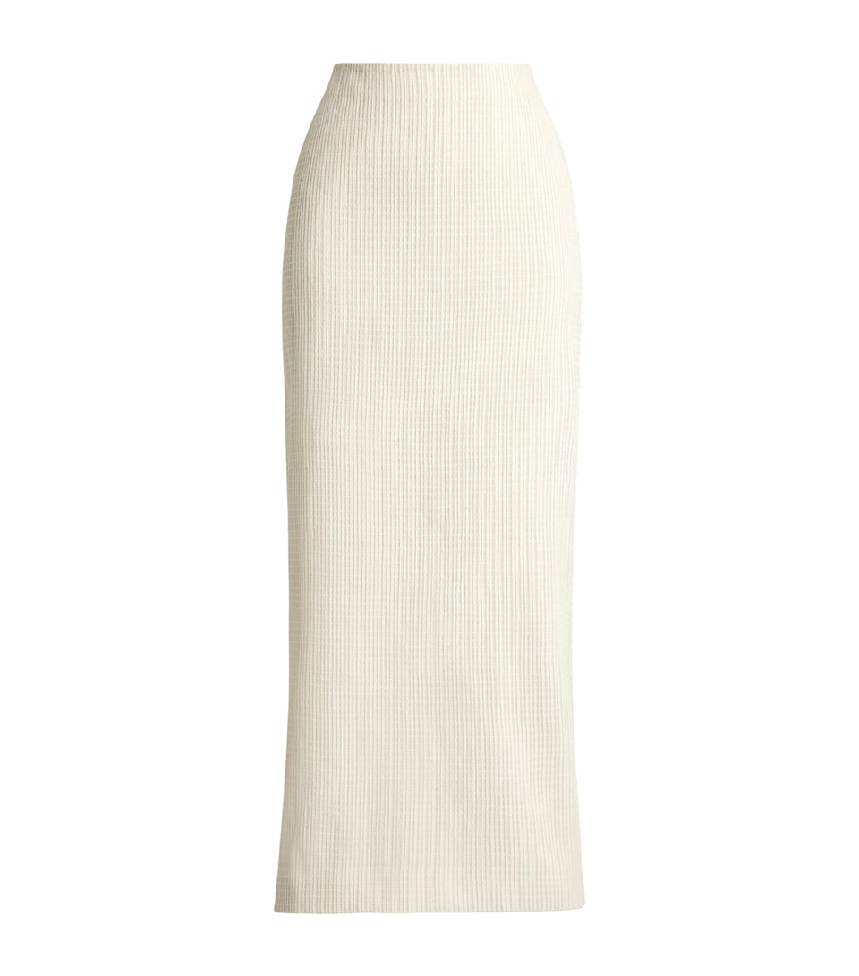 Leather Regena Midi Skirt