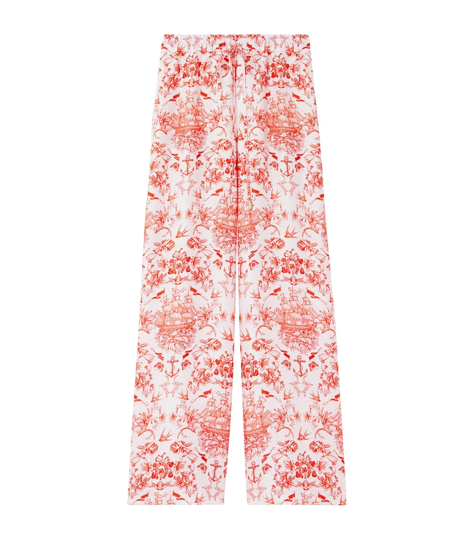 Silk Sailor Tattoo Trousers