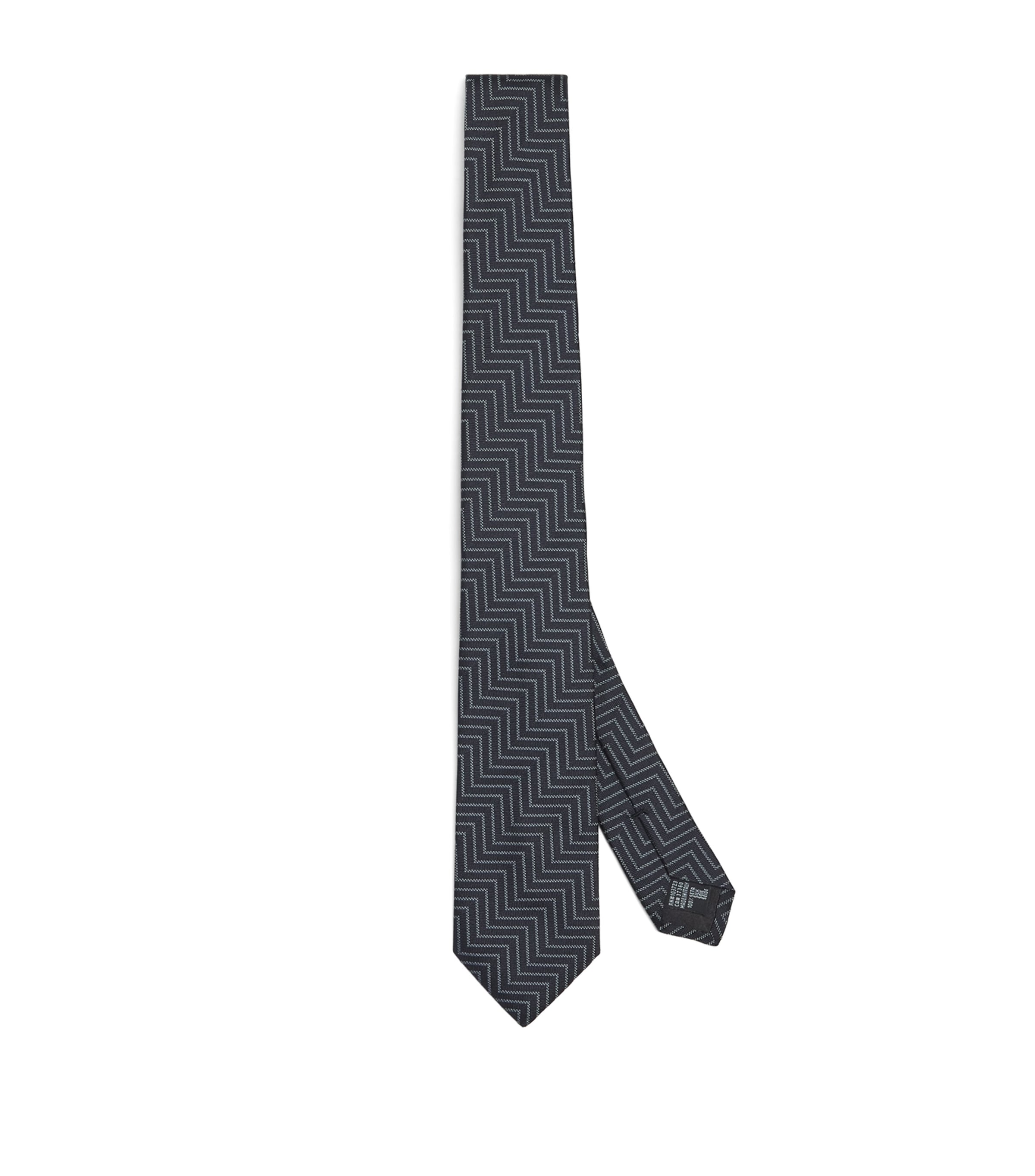 Silk Chevron Tie