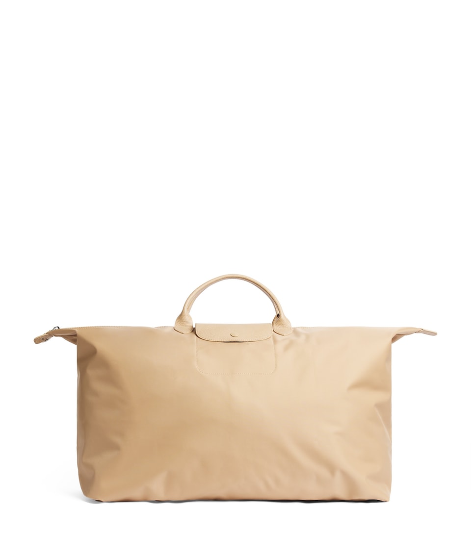 Longchamp Large Le Pliage Original Travel Bag Beige