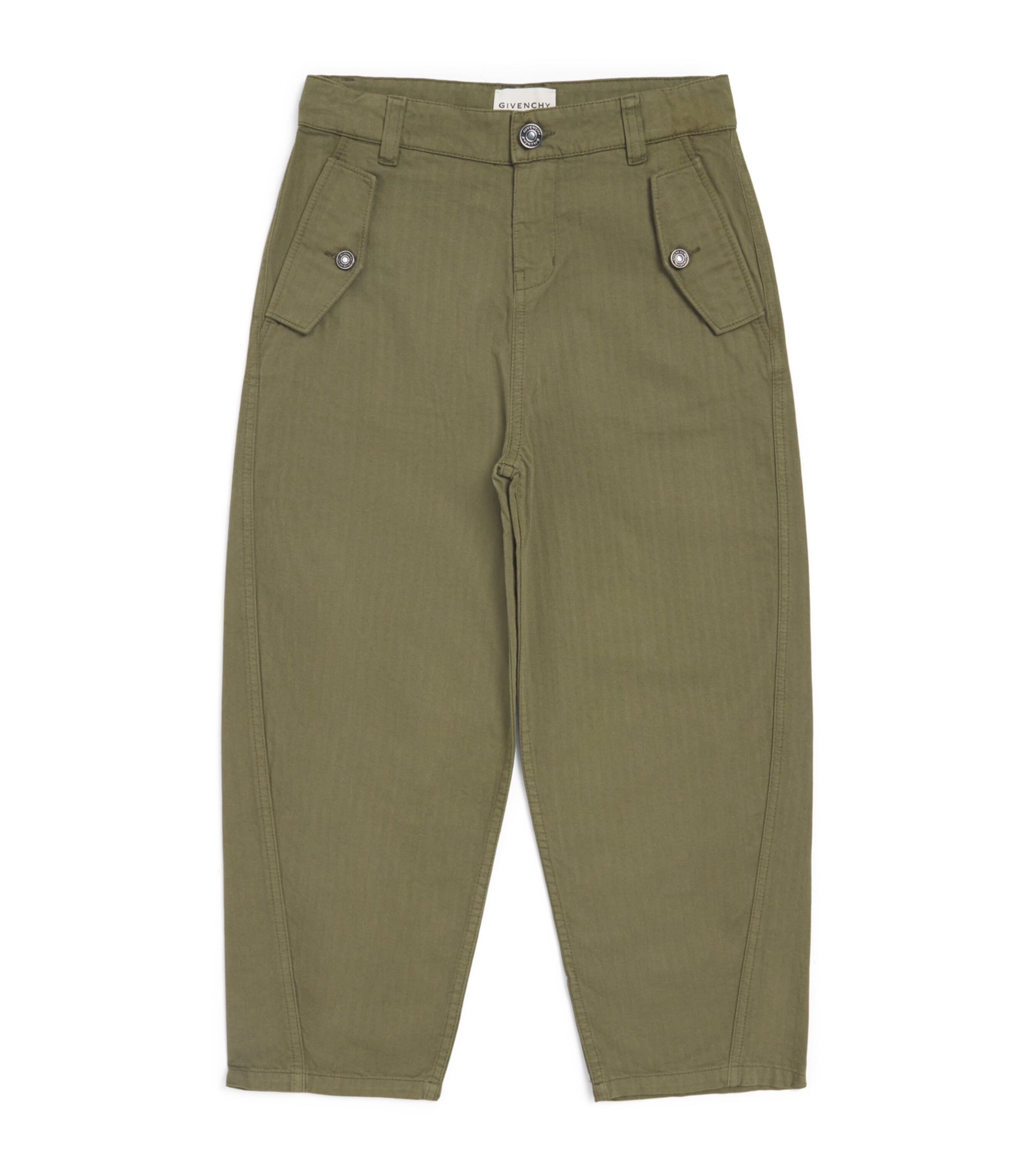 Givenchy Kids Cotton Herringbone Trousers (4-12+ Years)
