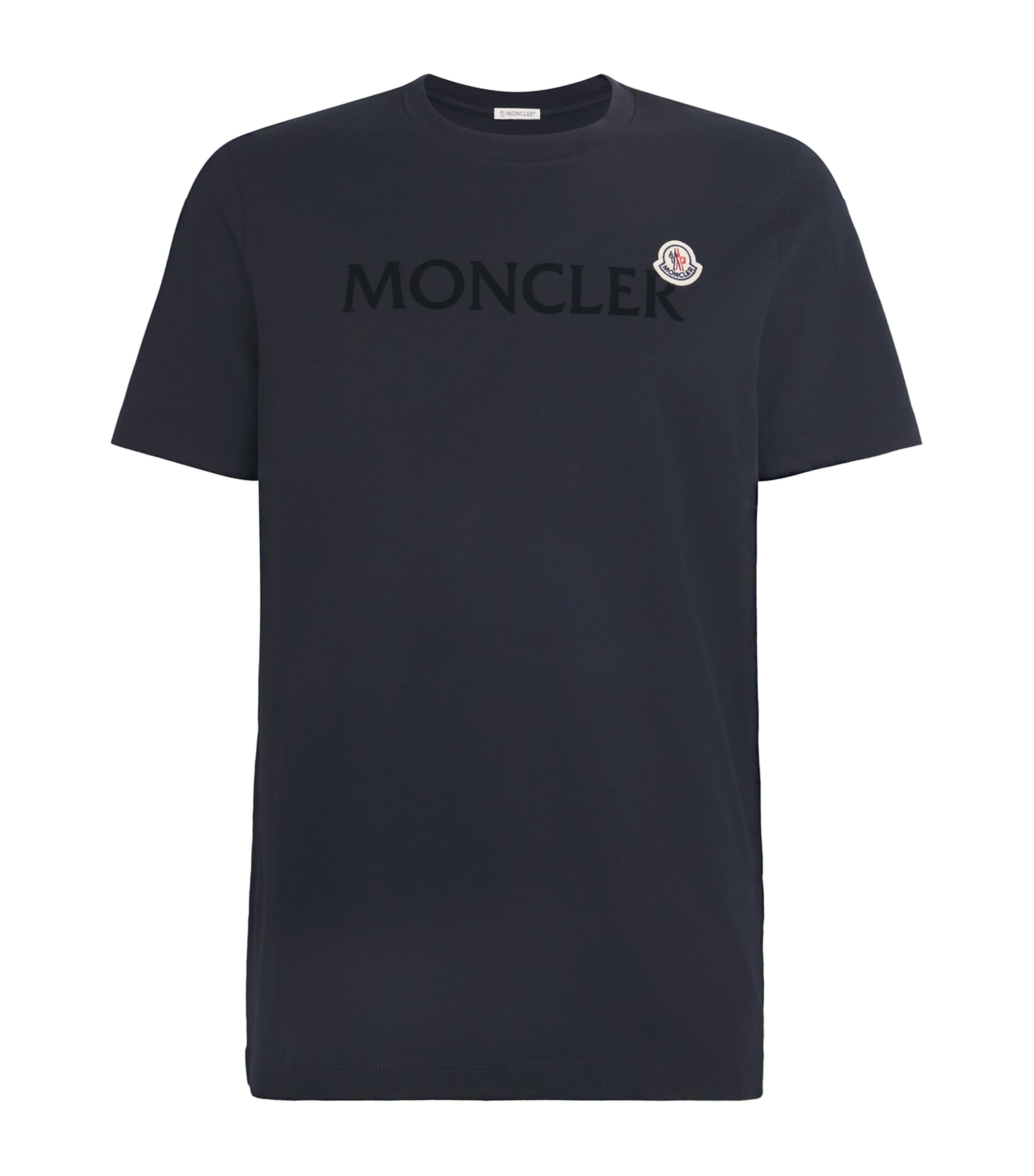 【MONCLER】EMBROIDERED LOGO COTTON T-SHIRT Tシャツ 刺繍ロゴ Moncler Cotton Logo Embroidered T-Shirt | Harrods US