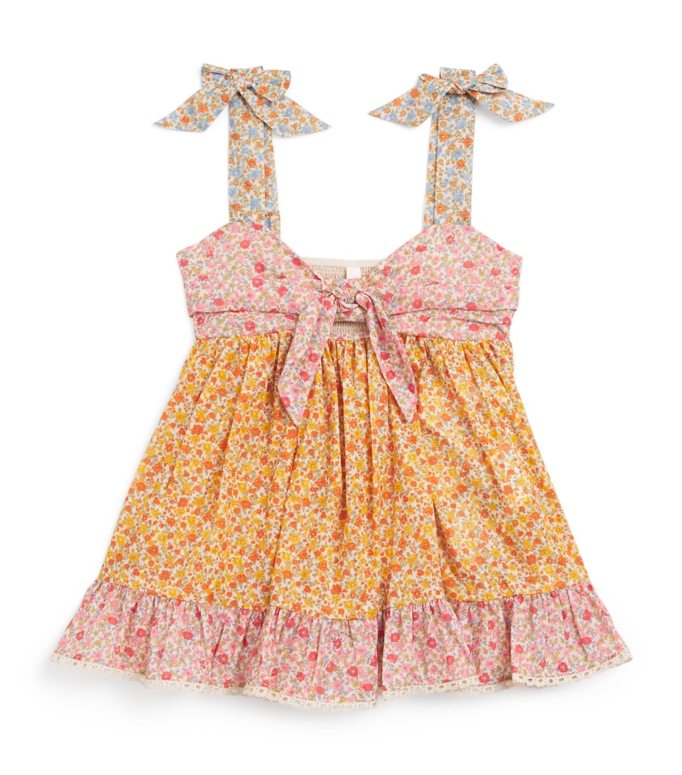 Cotton Lucky Frill Tie Top (2-12 Years)