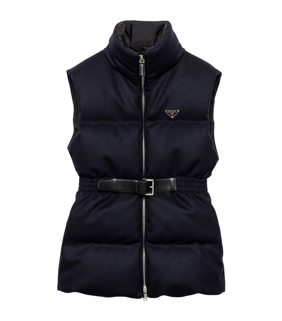 Wool Loden Down Gilet