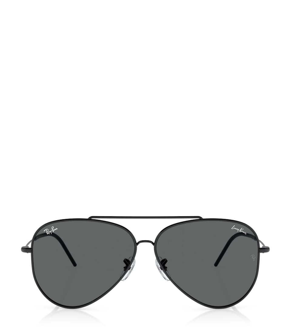Ray-Ban x Lenny Kravitz RBR0101S Aviator Reverse Sunglasses
