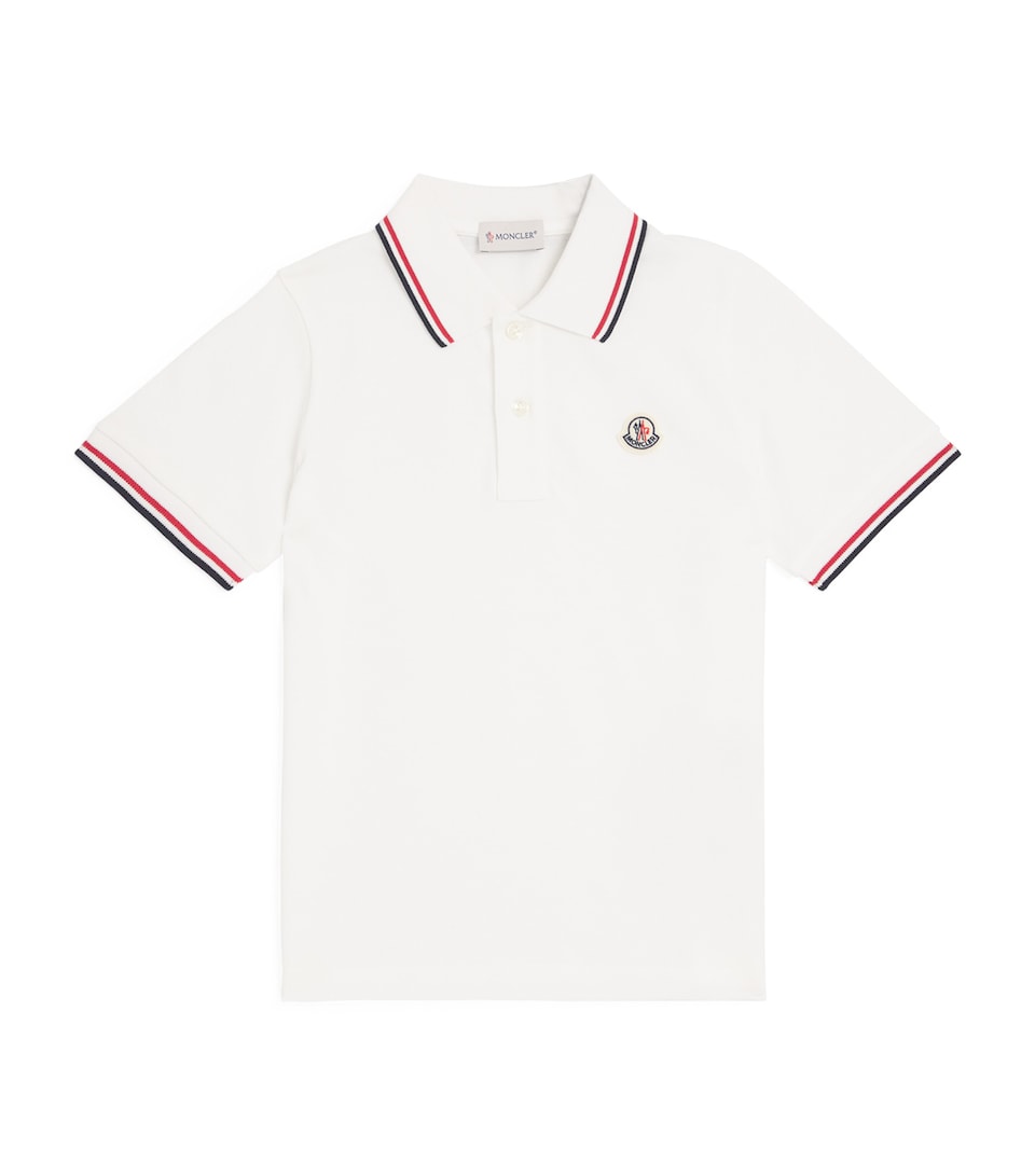 Moncler Enfant Cotton Piquet Polo Shirt (8-10 Years)
